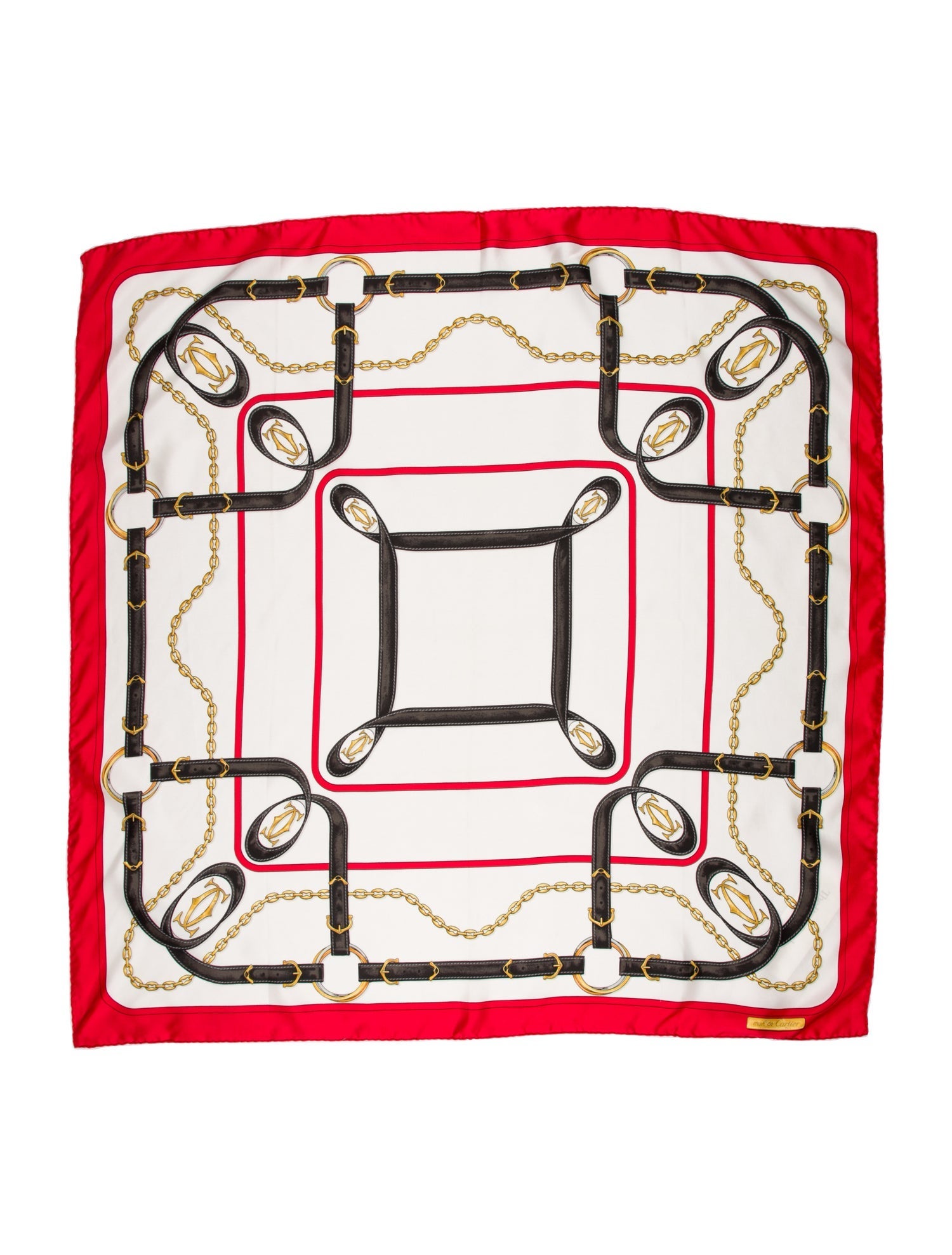 Cartier Silk Printed Scarf