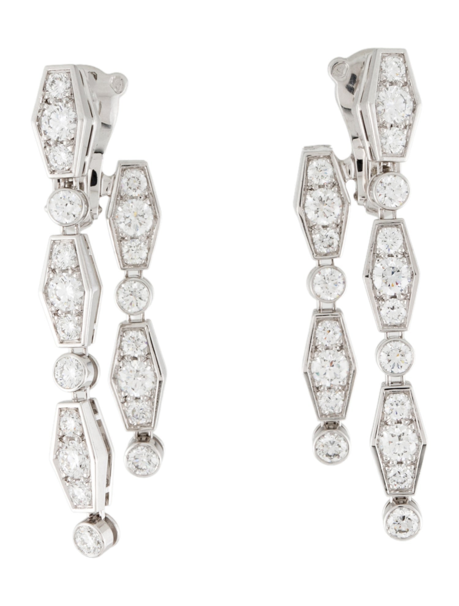 Cartier Pluie de Cartier Earrings, Diamonds
