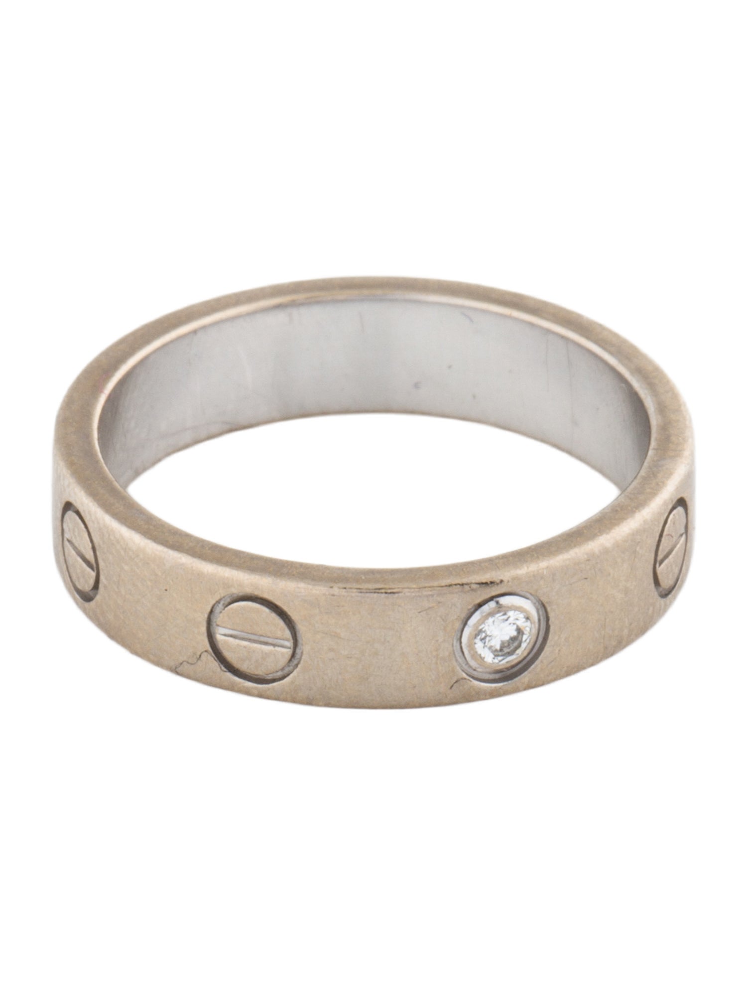 Cartier LOVE Ring, Small Model, 1 Diamond