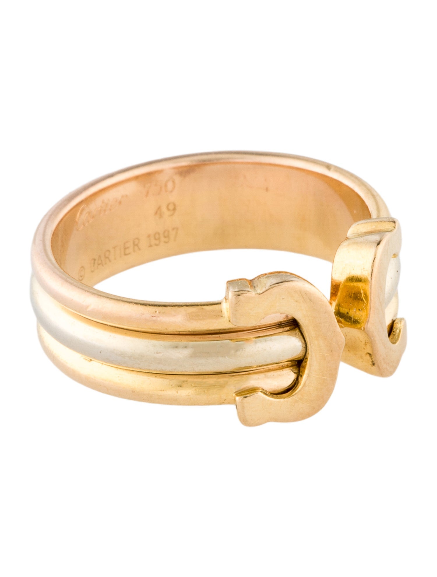 Cartier Vintage Double C de Cartier Wedding Band