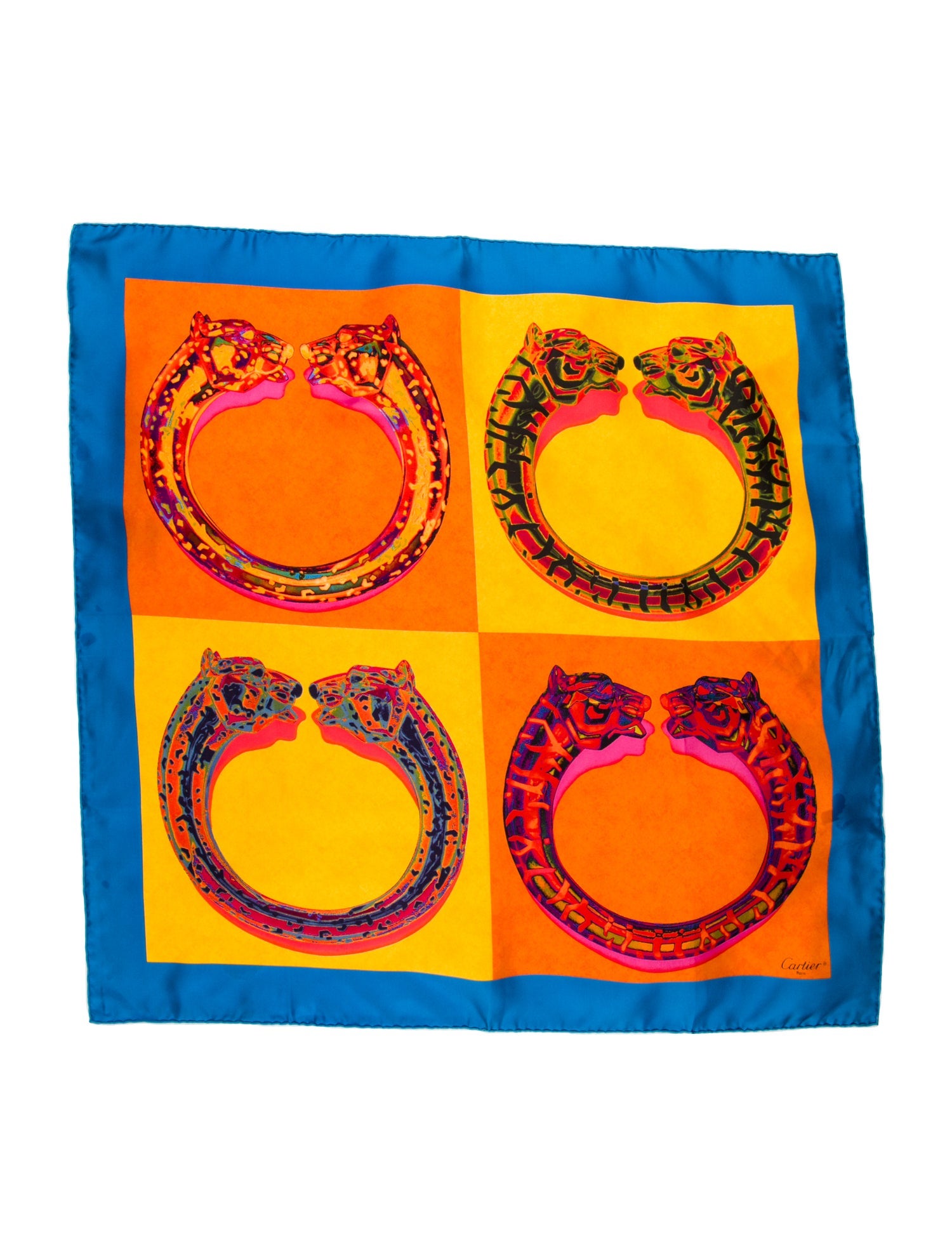 Cartier Silk Printed Scarf