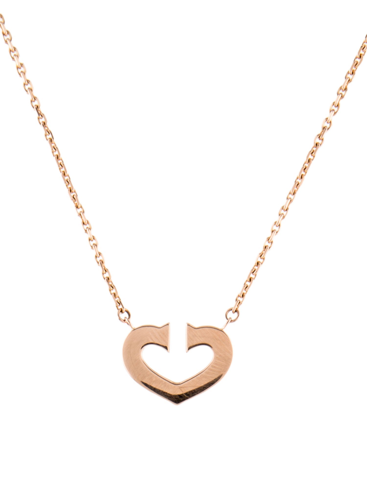 Cartier C de Cartier Heart Necklace
