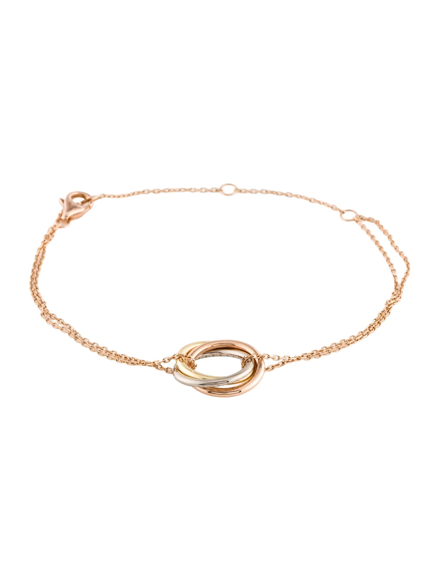 Cartier Diamonds Trinity Bracelet, on Chain