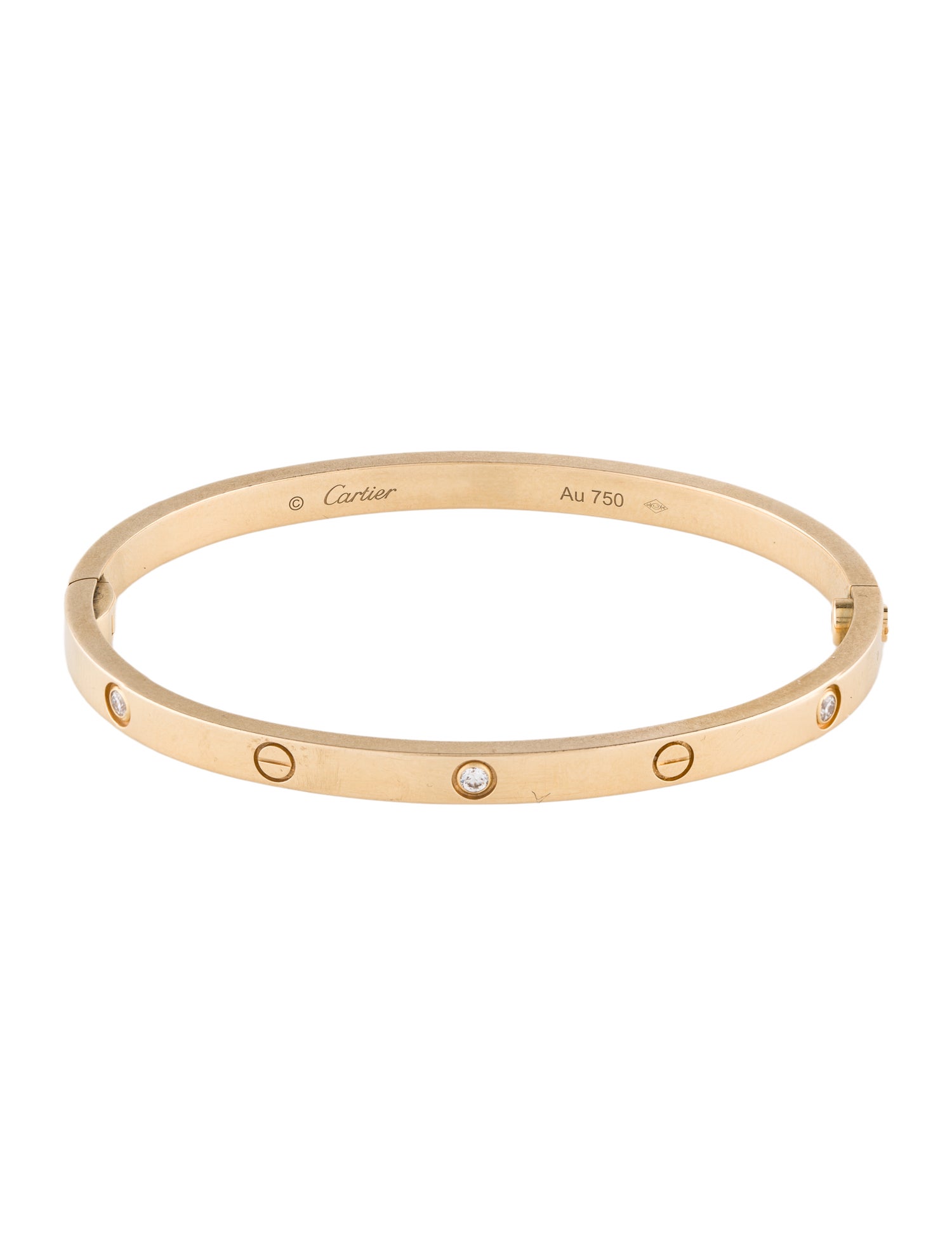 Cartier 6 Diamonds LOVE Bracelet, Small Model