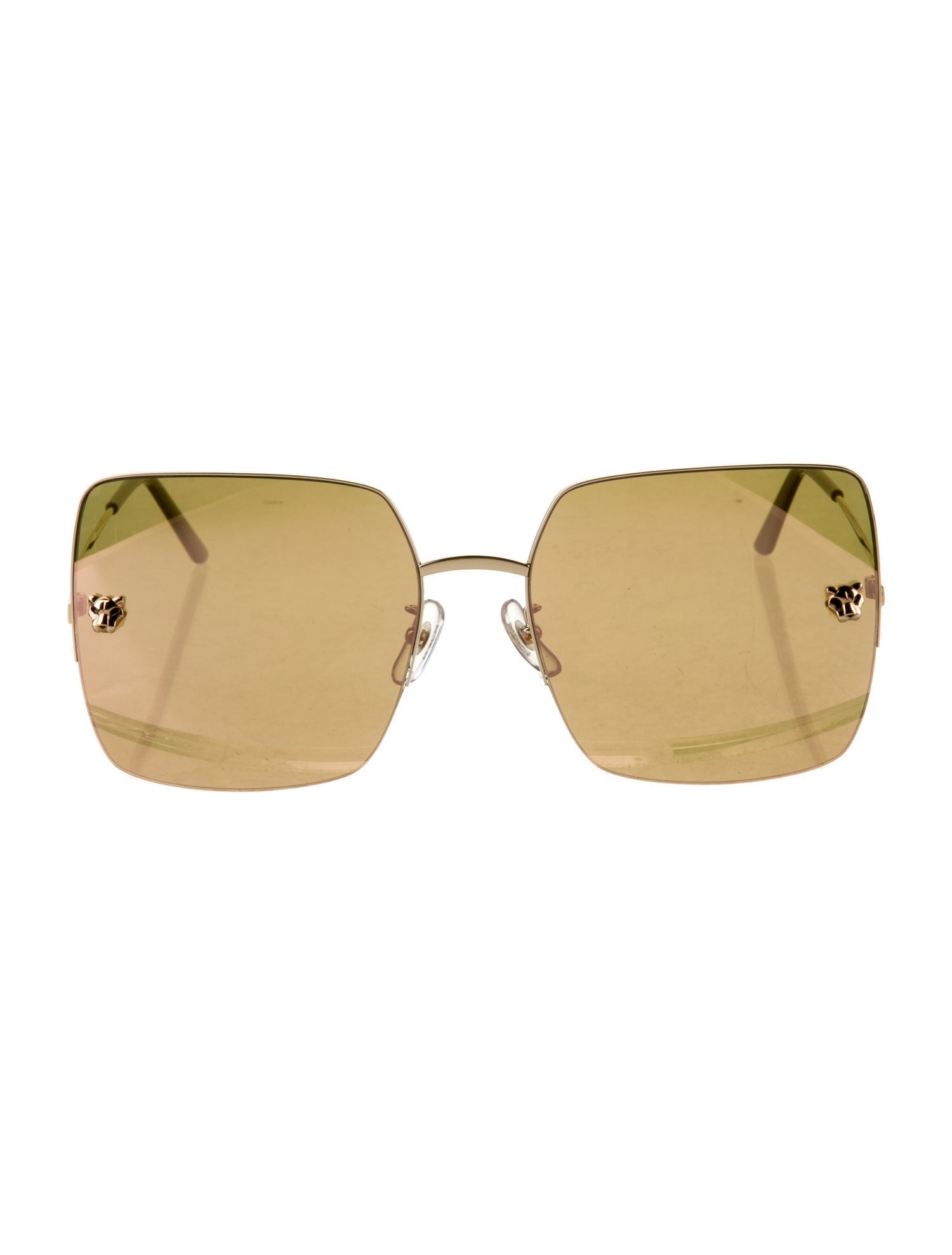 Cartier Panthere De Cartier Square Sunglasses