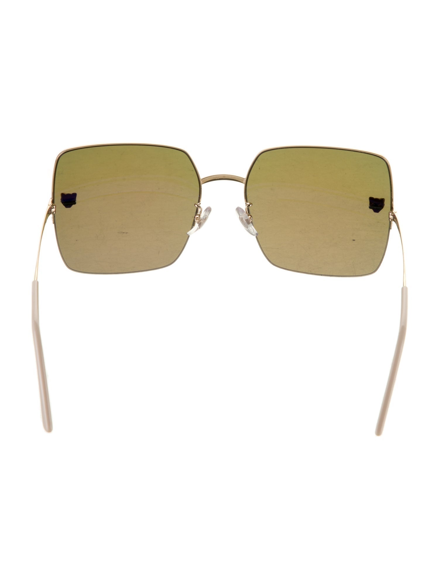 Cartier Panthere De Cartier Square Sunglasses