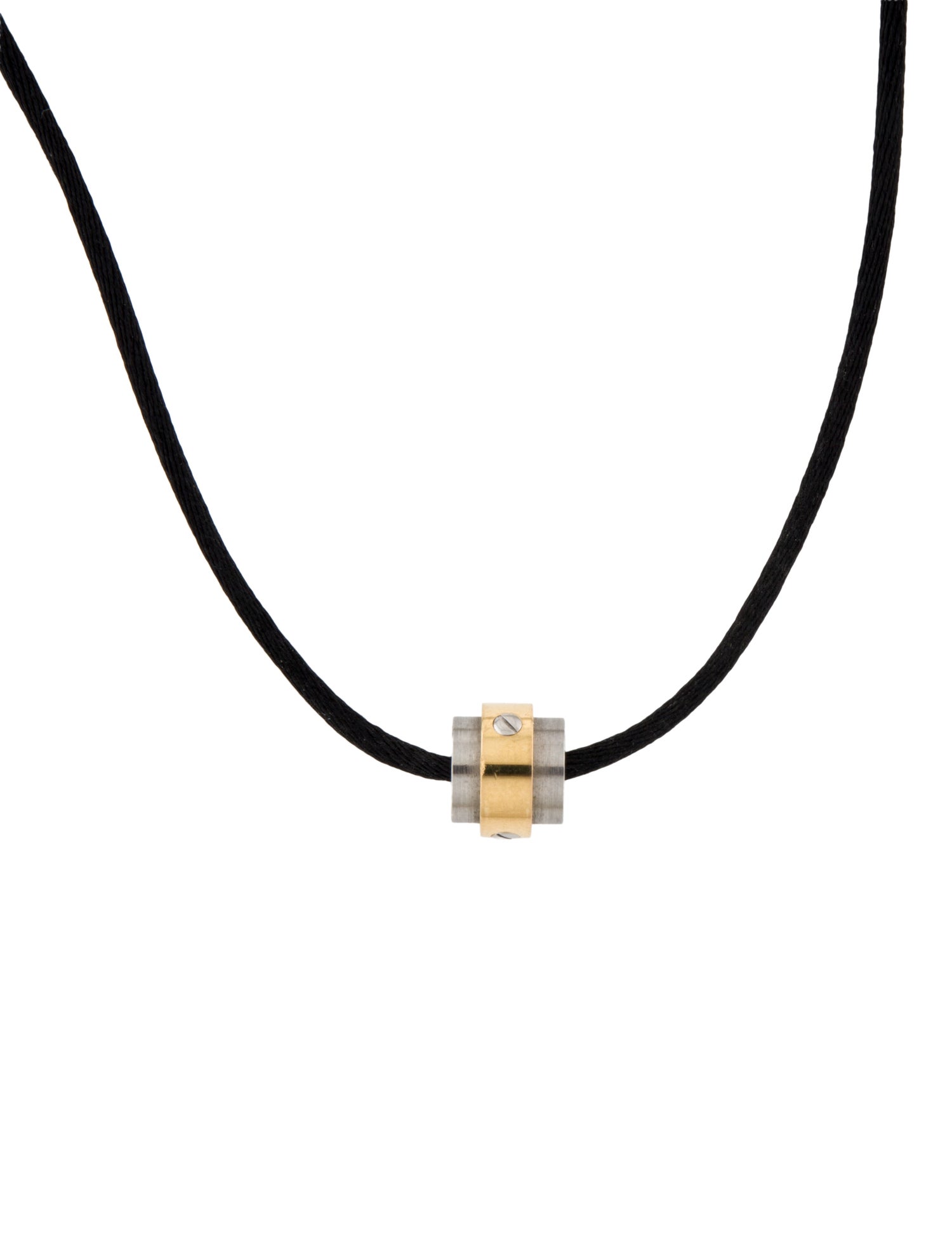 Cartier Santos Barrel Pendant Necklace
