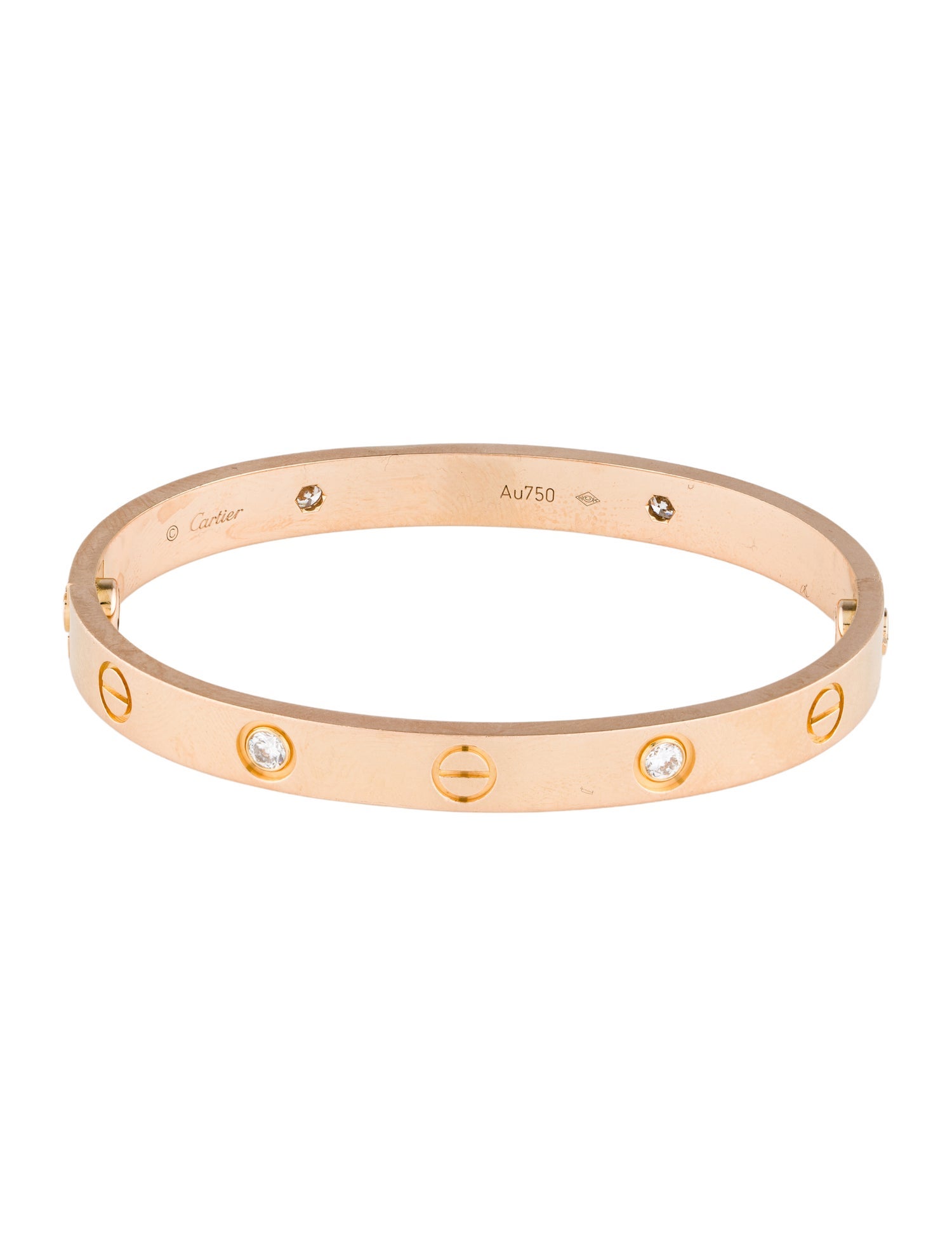 Cartier 4 Diamond Classic LOVE Bracelet