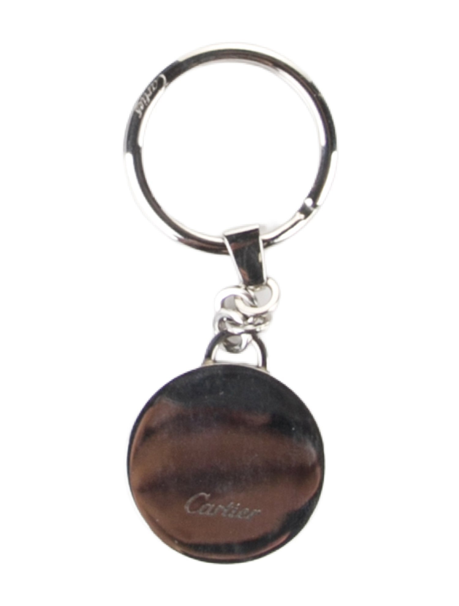 Cartier Metal Engraved Keychain