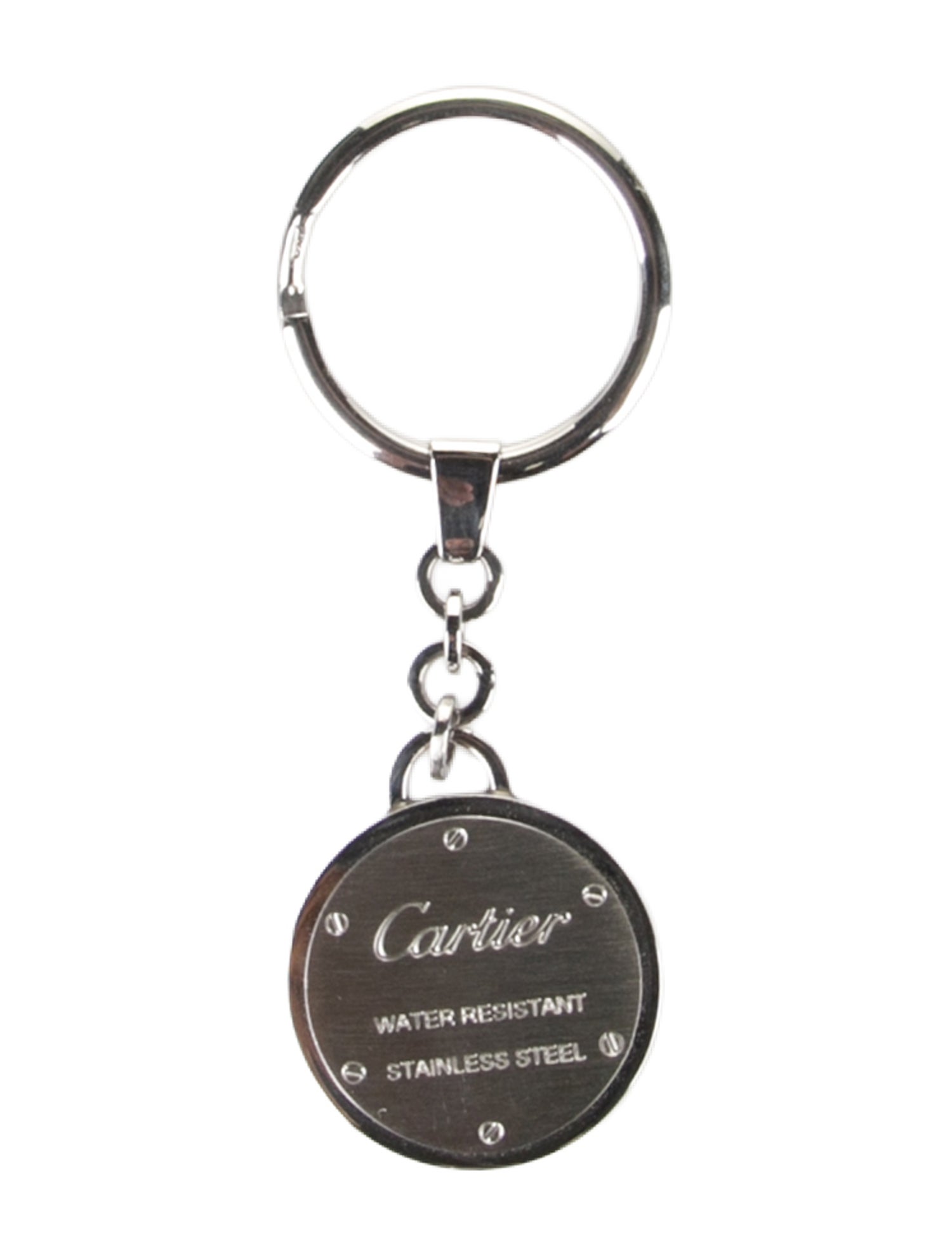 Cartier Metal Engraved Keychain