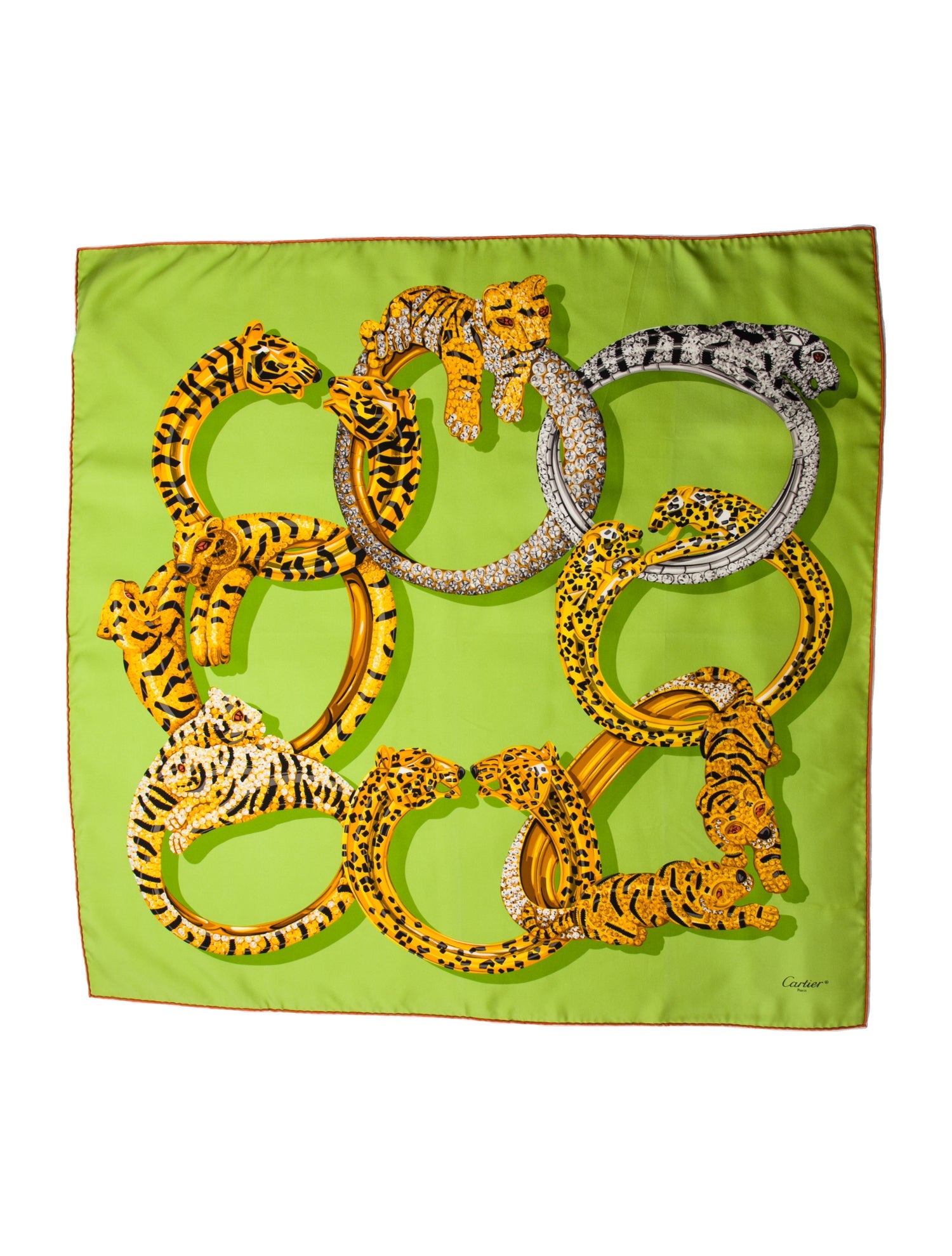 Cartier Silk Printed Scarf