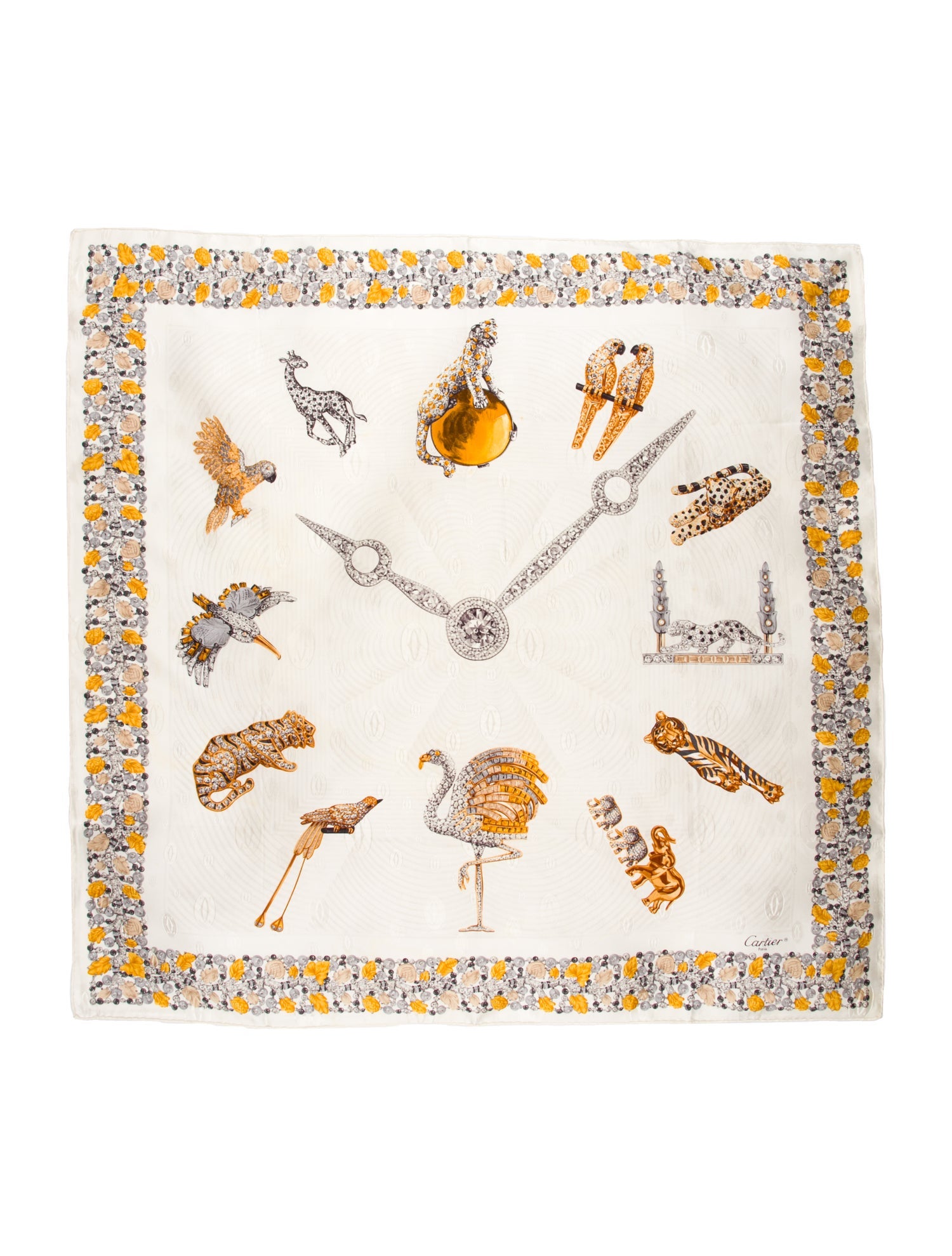 Cartier Silk Printed Scarf