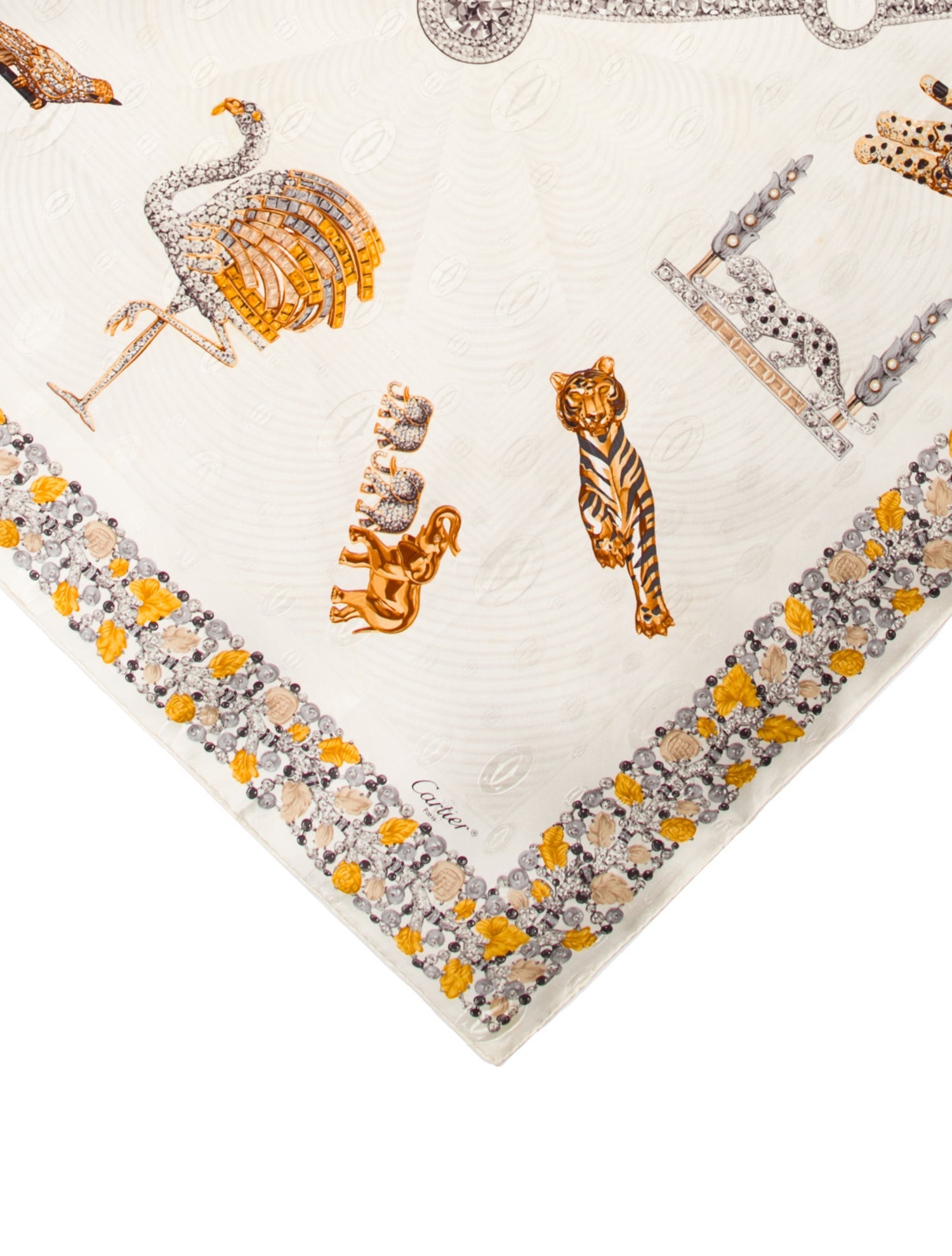 Cartier Silk Printed Scarf