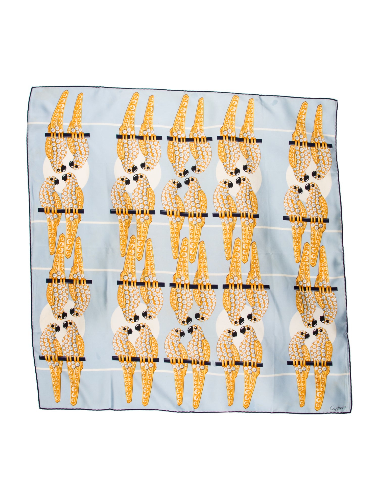 Cartier Silk Printed Scarf