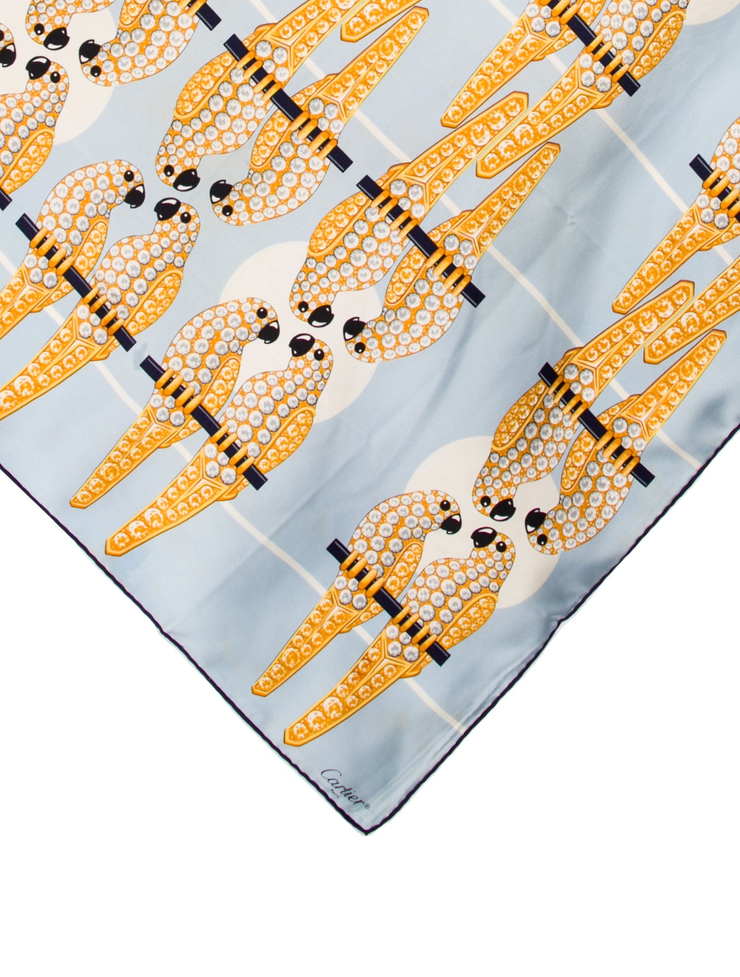 Cartier Silk Printed Scarf