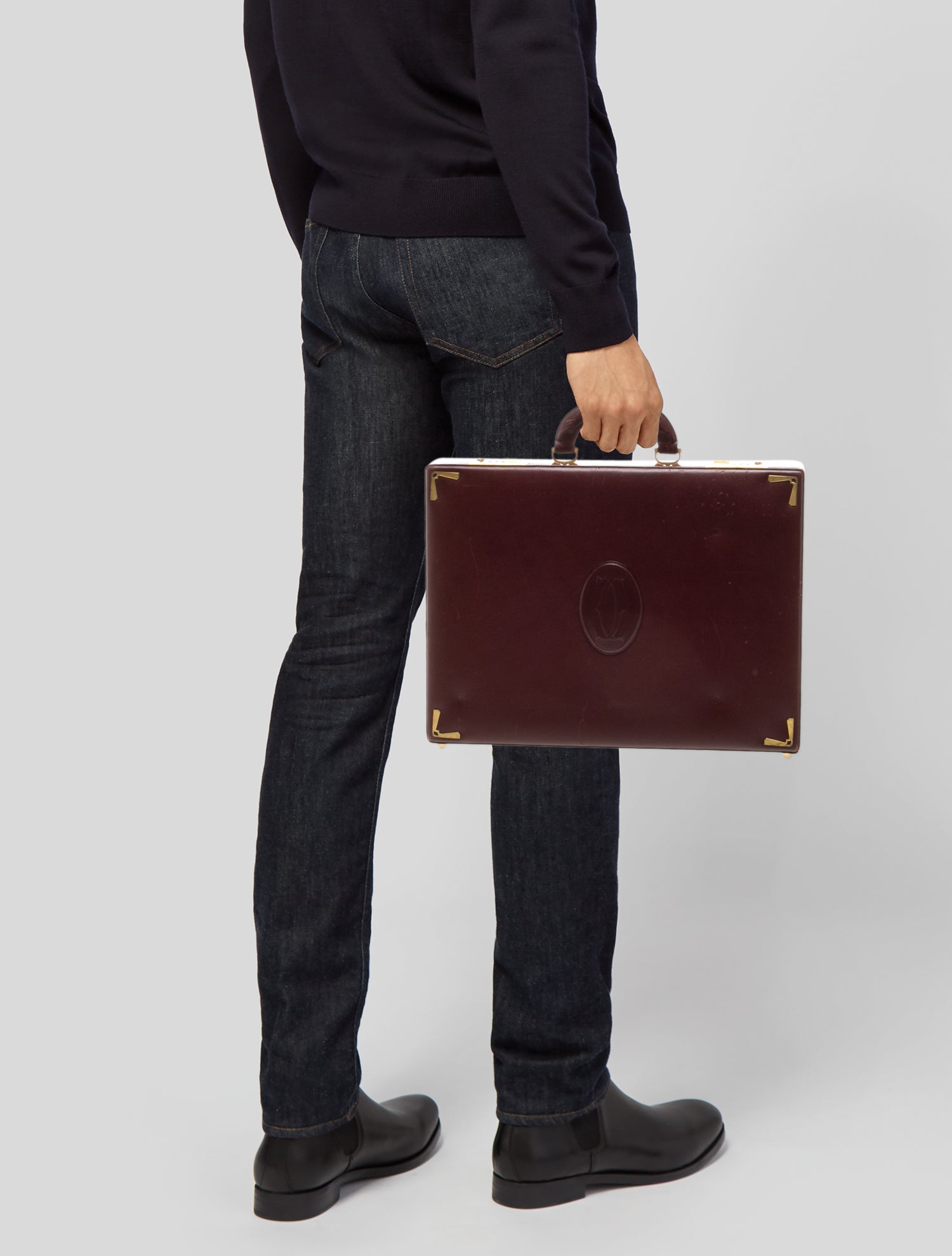 Cartier Leather Briefcase
