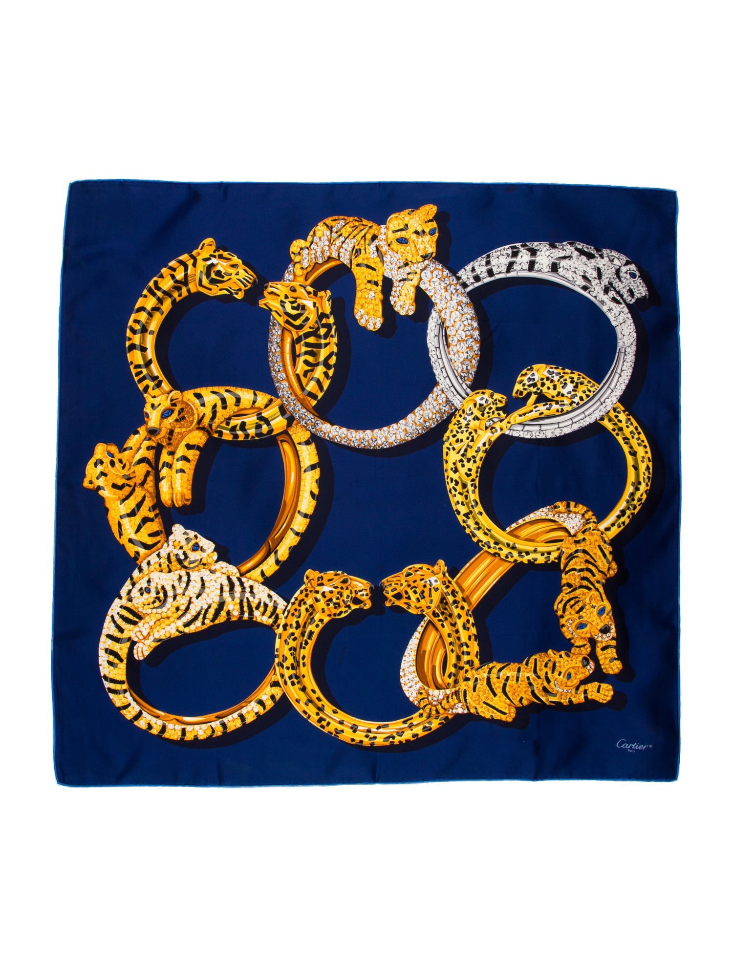 Cartier Silk Printed Scarf