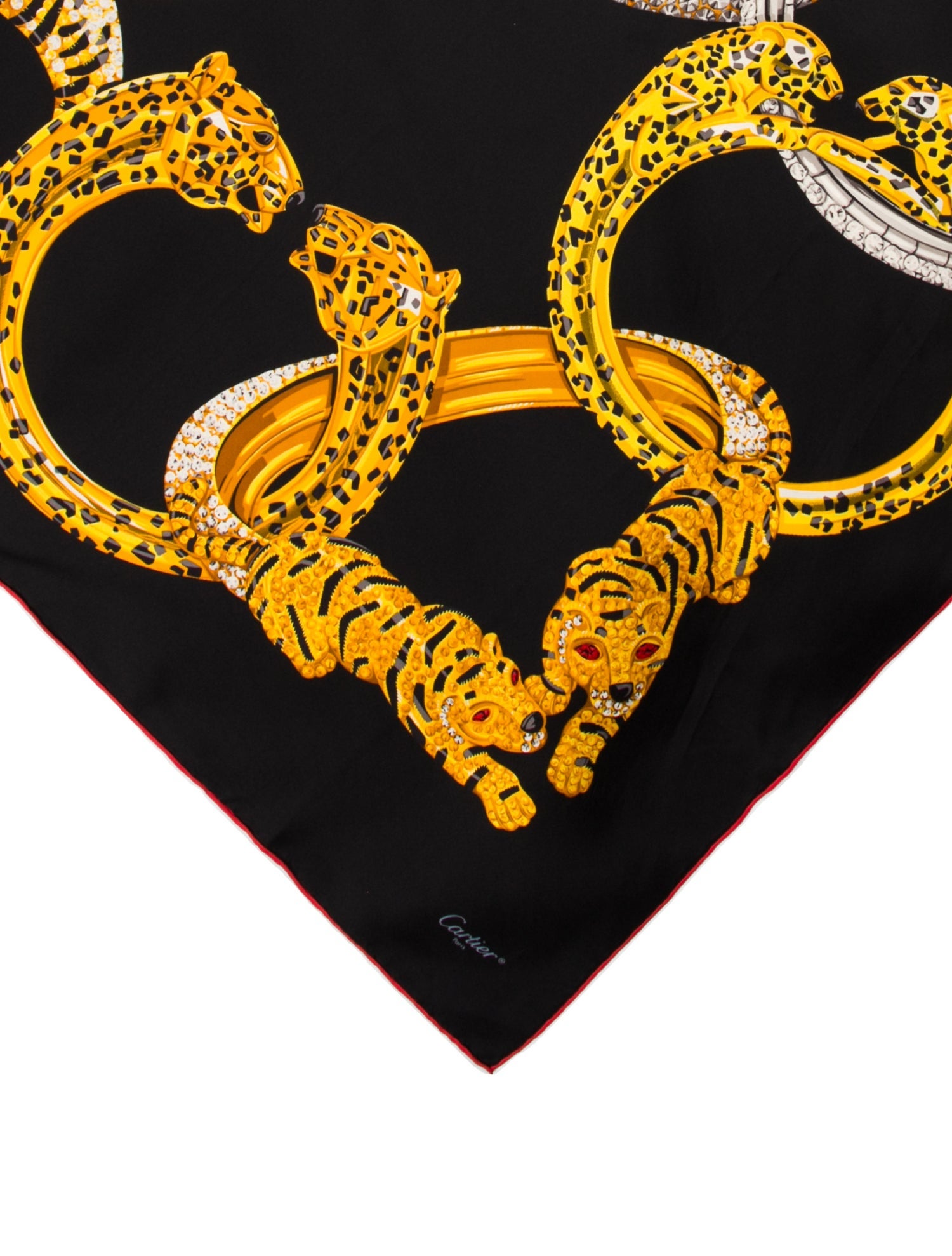 Cartier Silk Printed Scarf