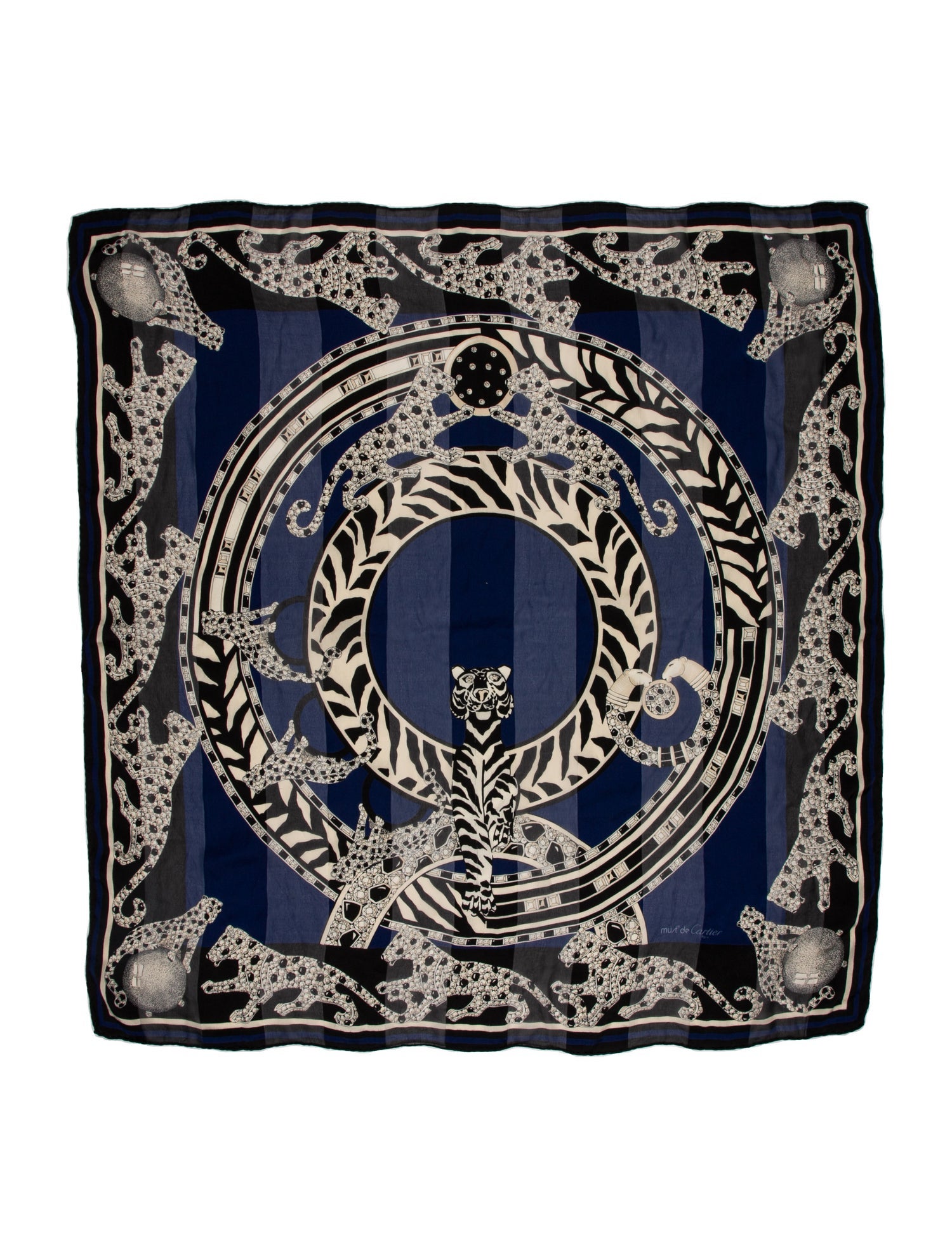 Must de Cartier Silk Printed Scarf