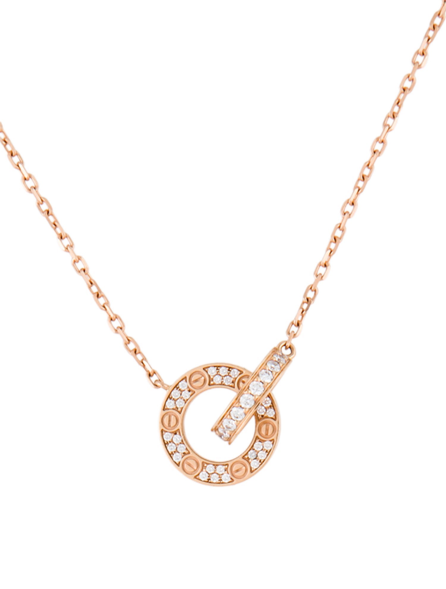 Cartier LOVE Pendant Necklace, Paved