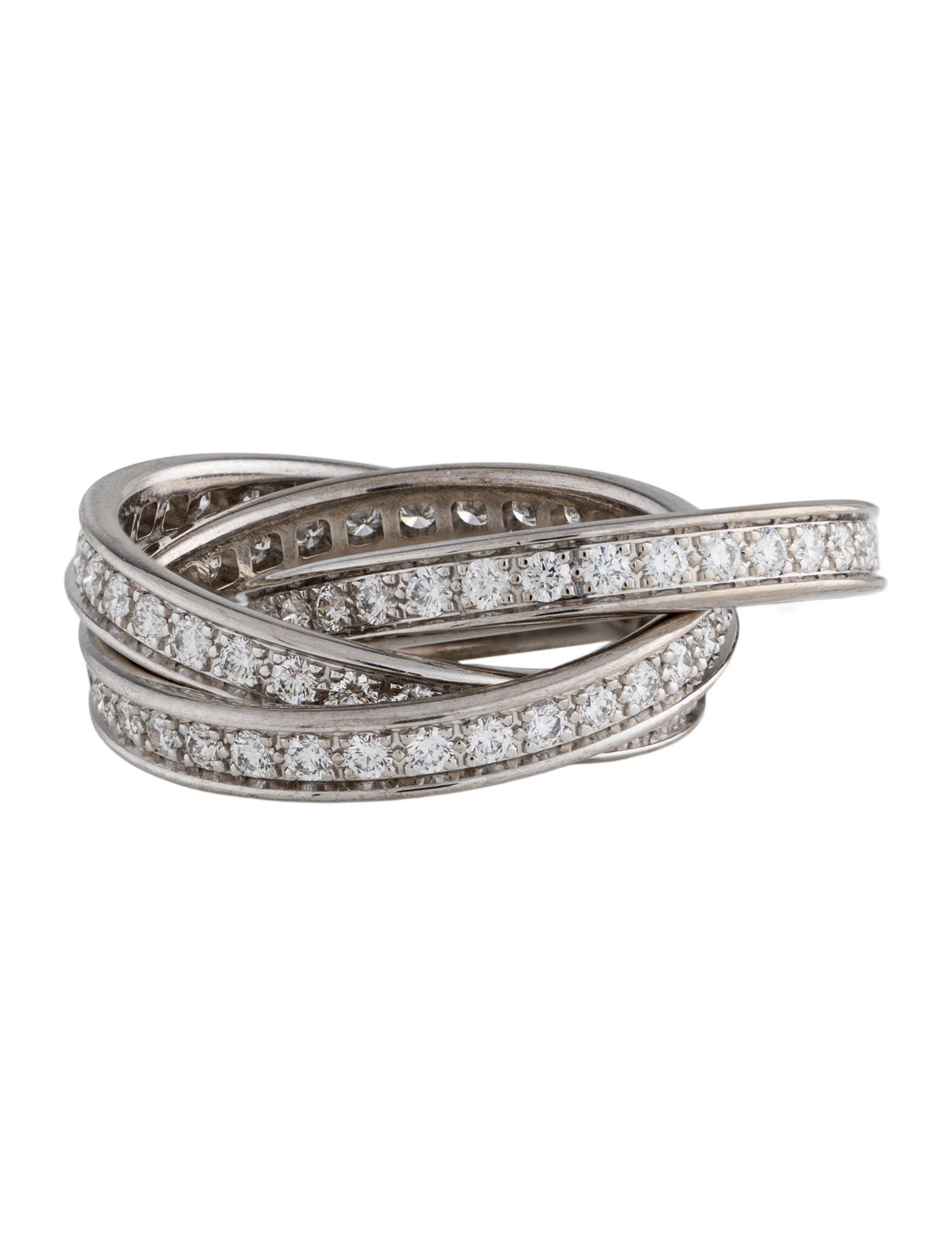 Cartier Vintage Diamond Trinity Ring