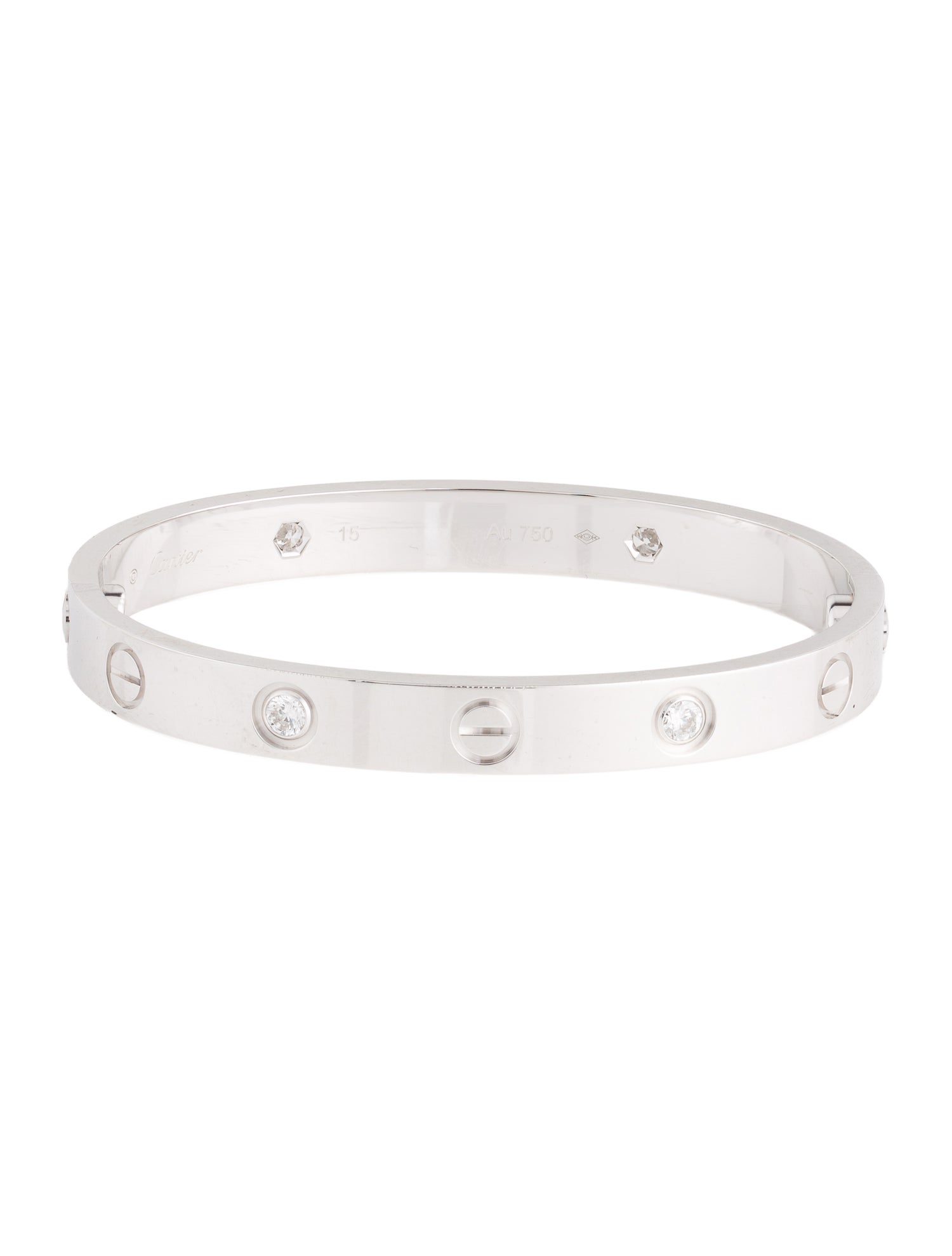 Cartier 4 Diamonds LOVE Bracelet, Classic Model