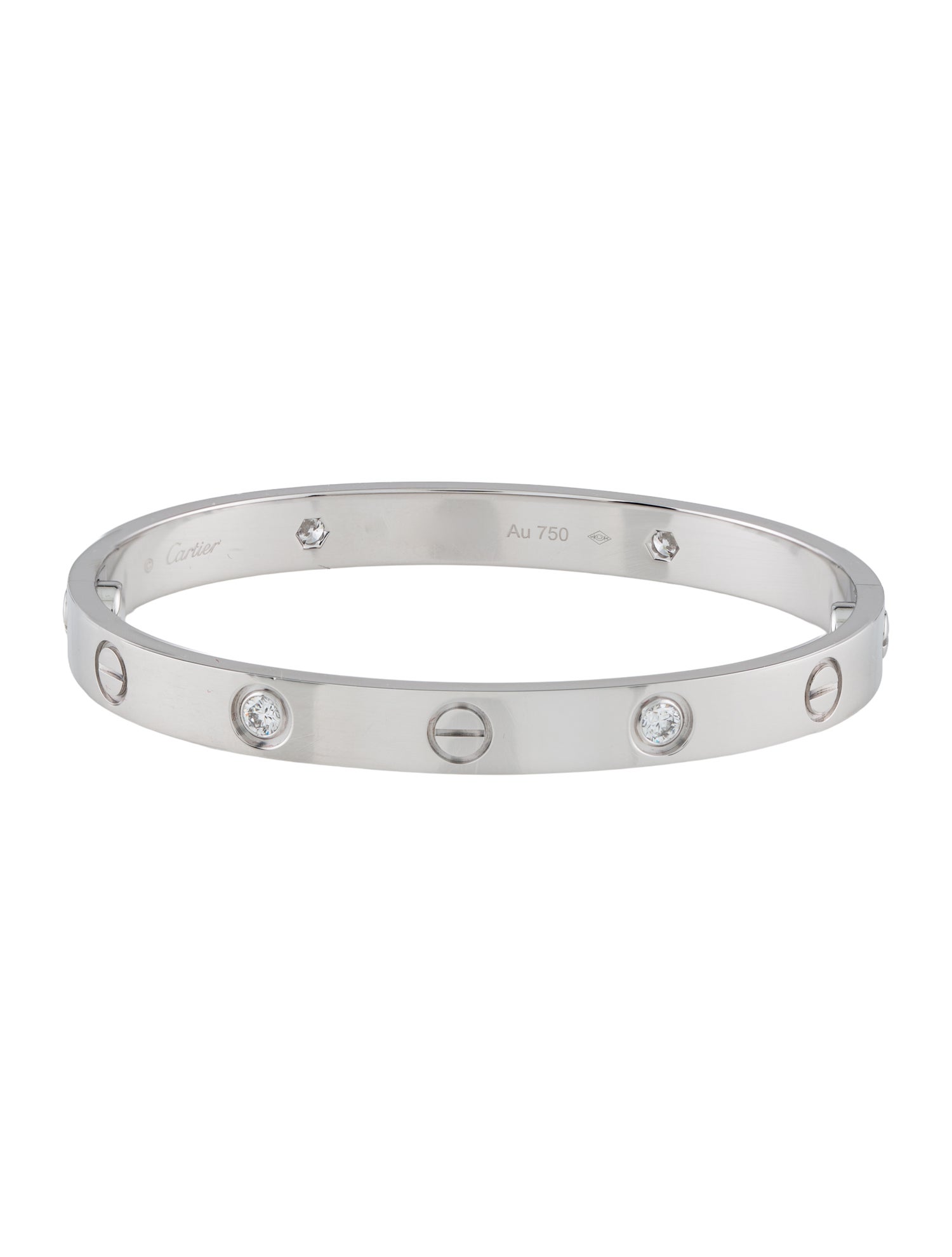 Cartier LOVE Bracelet, Classic Model, 4 Diamonds