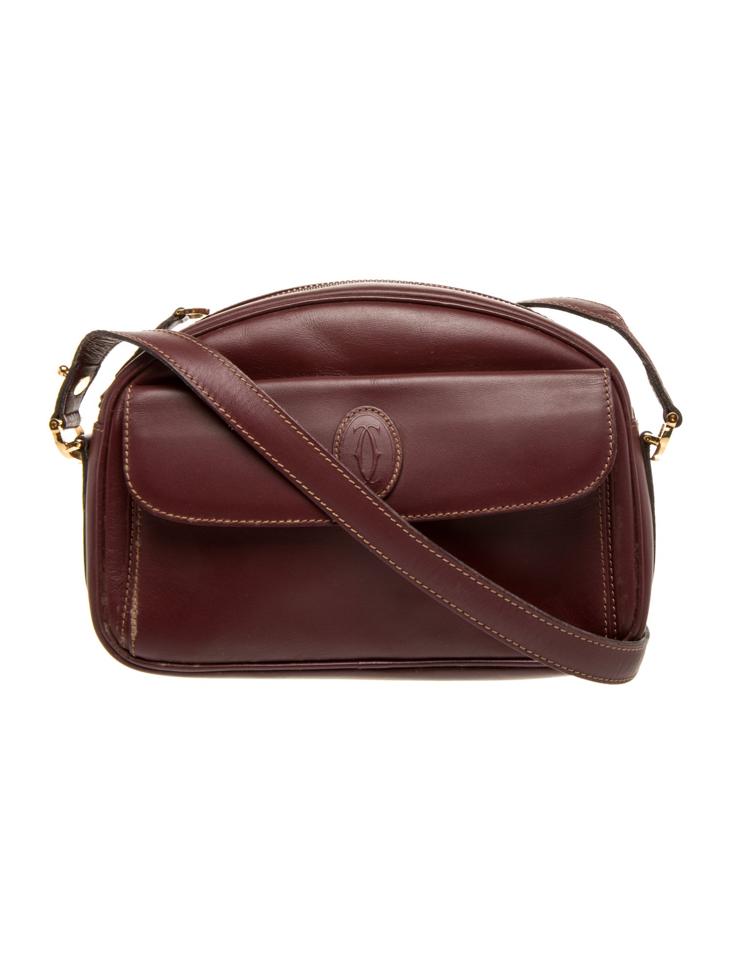 Cartier Leather Shoulder Bag