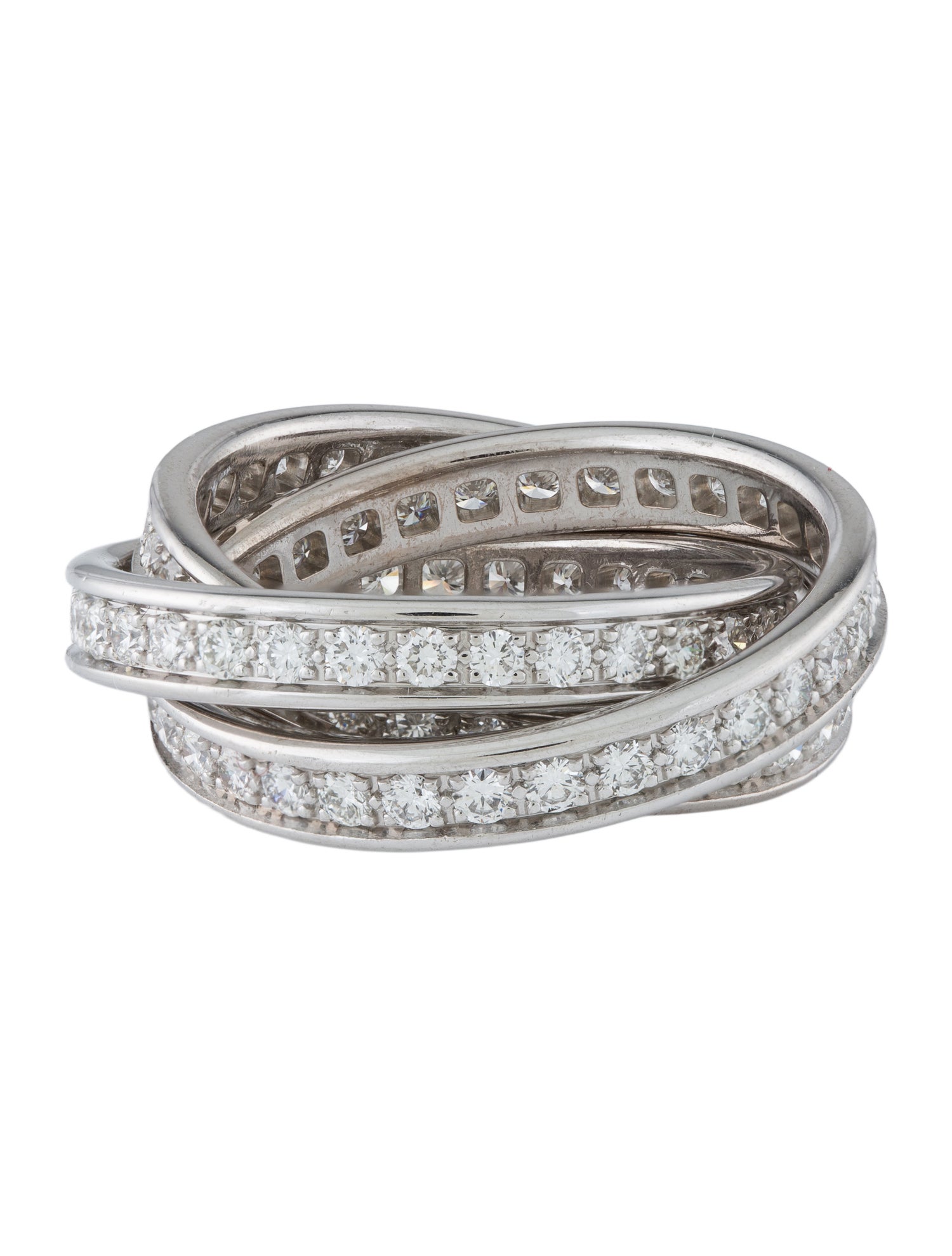 Cartier Vintage Diamond Trinity Ring