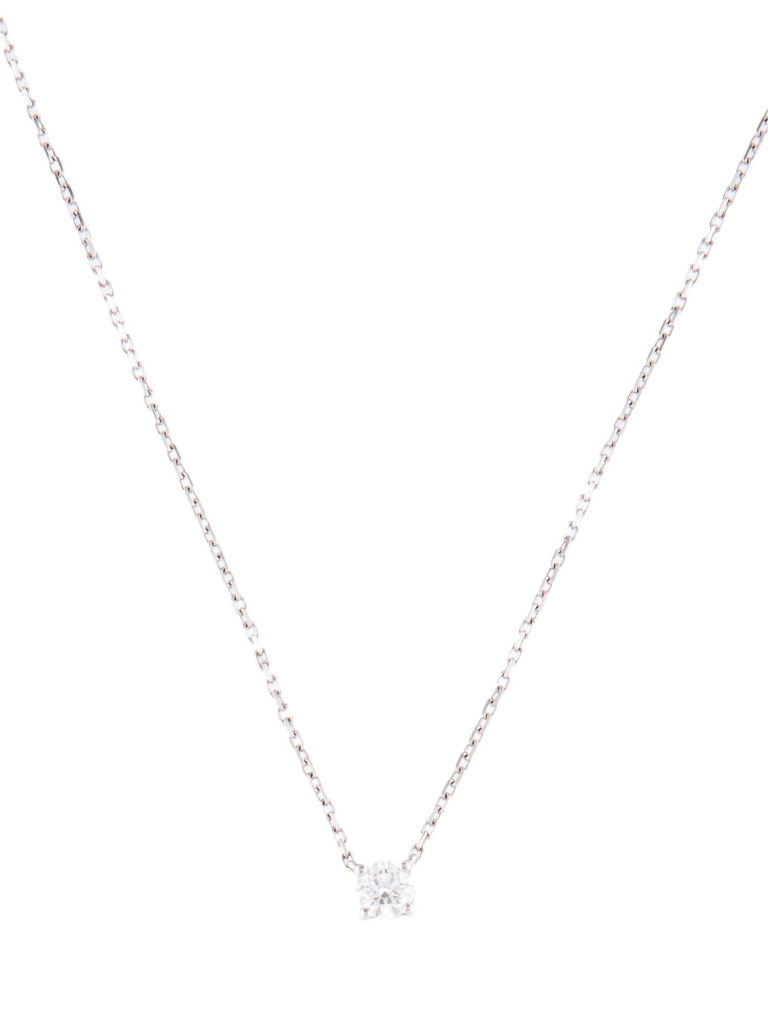 Cartier 1895 Diamond Pendant Necklace