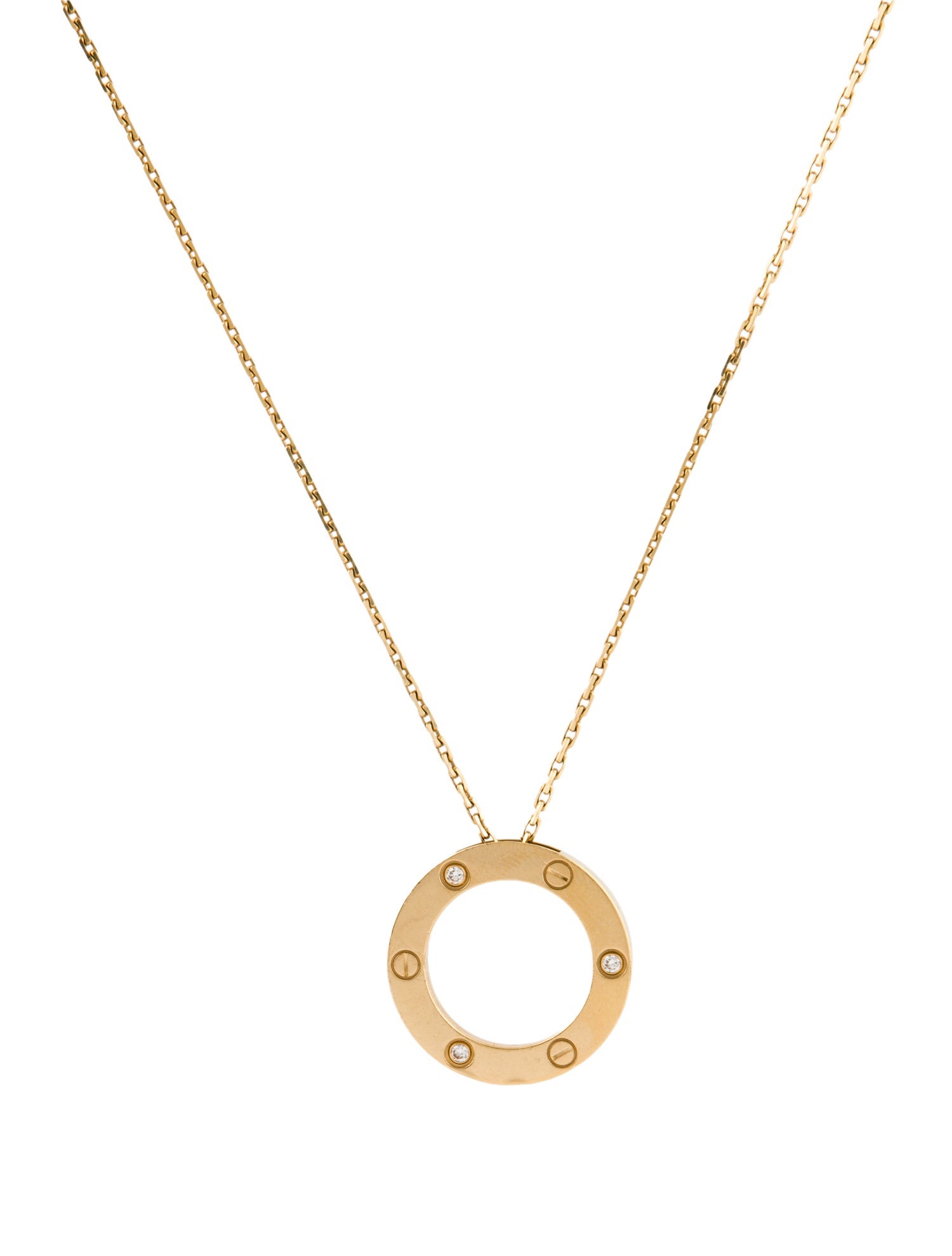 Cartier LOVE Necklace, 3 Diamonds