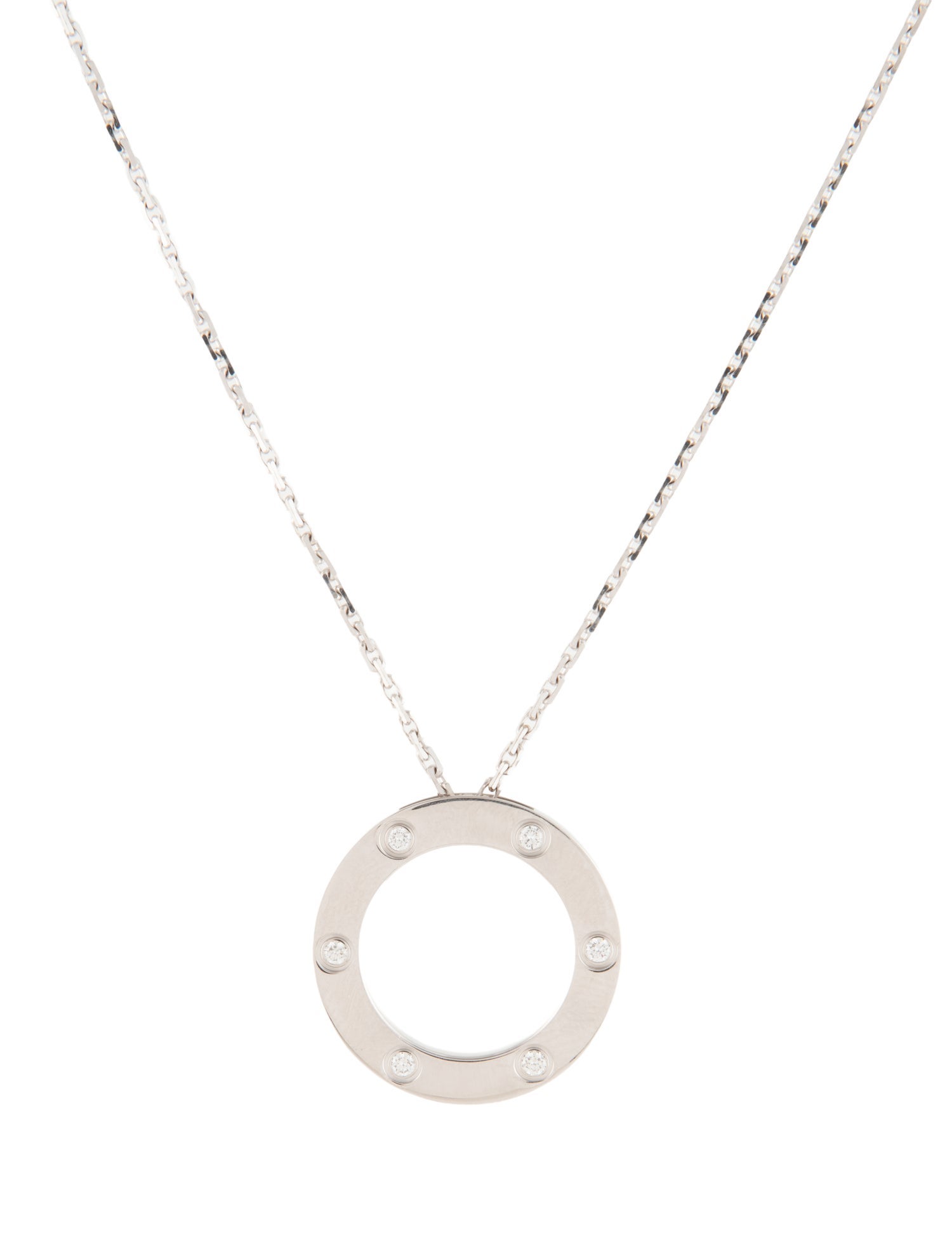 Cartier LOVE Necklace, 6 Diamond