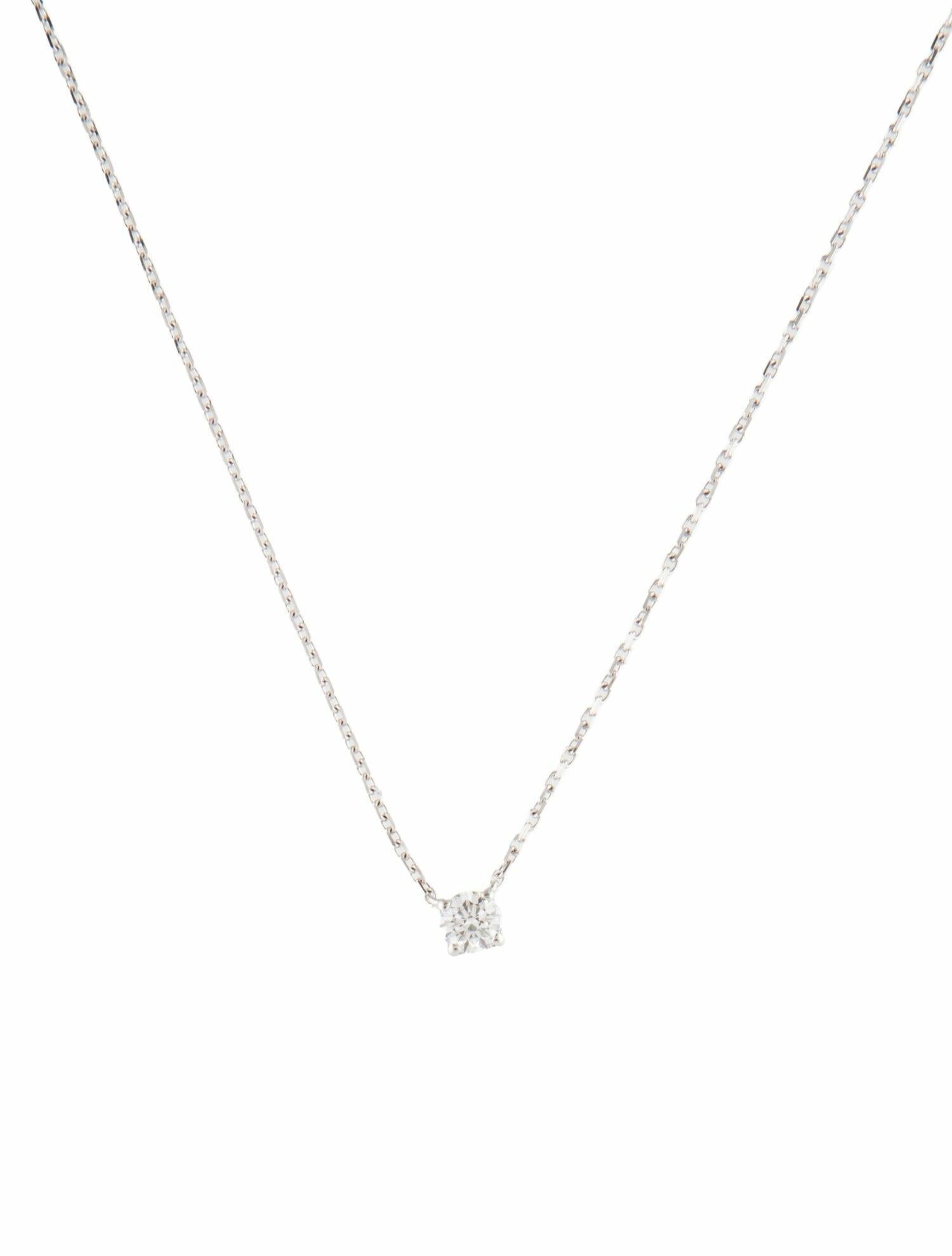 Cartier 1895 Diamond Pendant Necklace