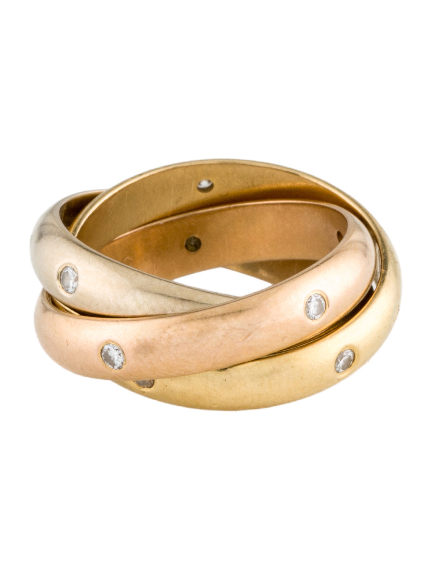 Cartier Trinity Star Ring 15 Diamonds