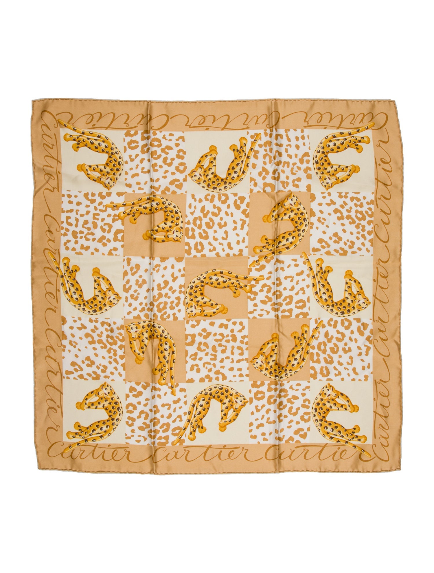 Cartier Silk Printed Scarf