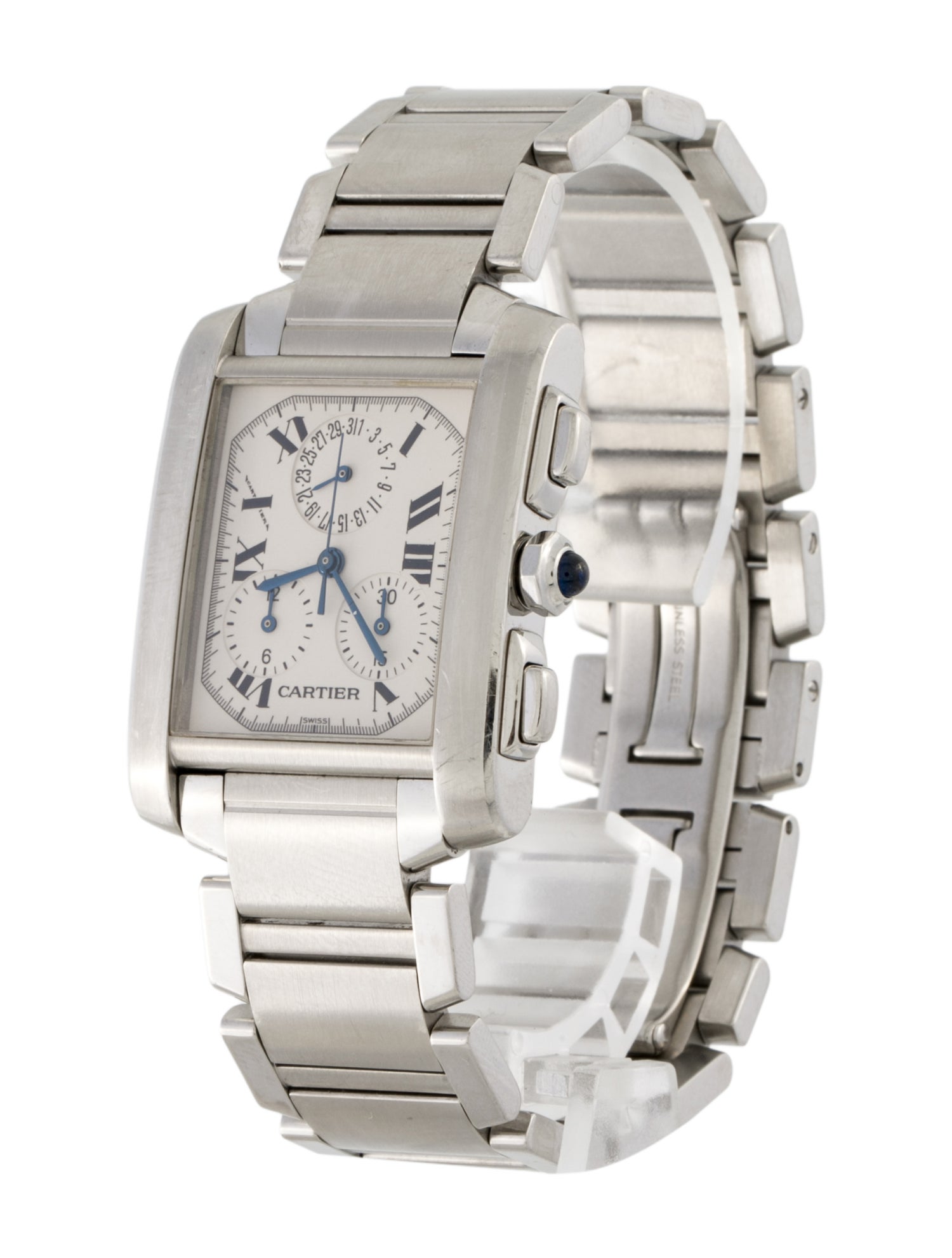 Cartier Tank Française Chronoflex Watch