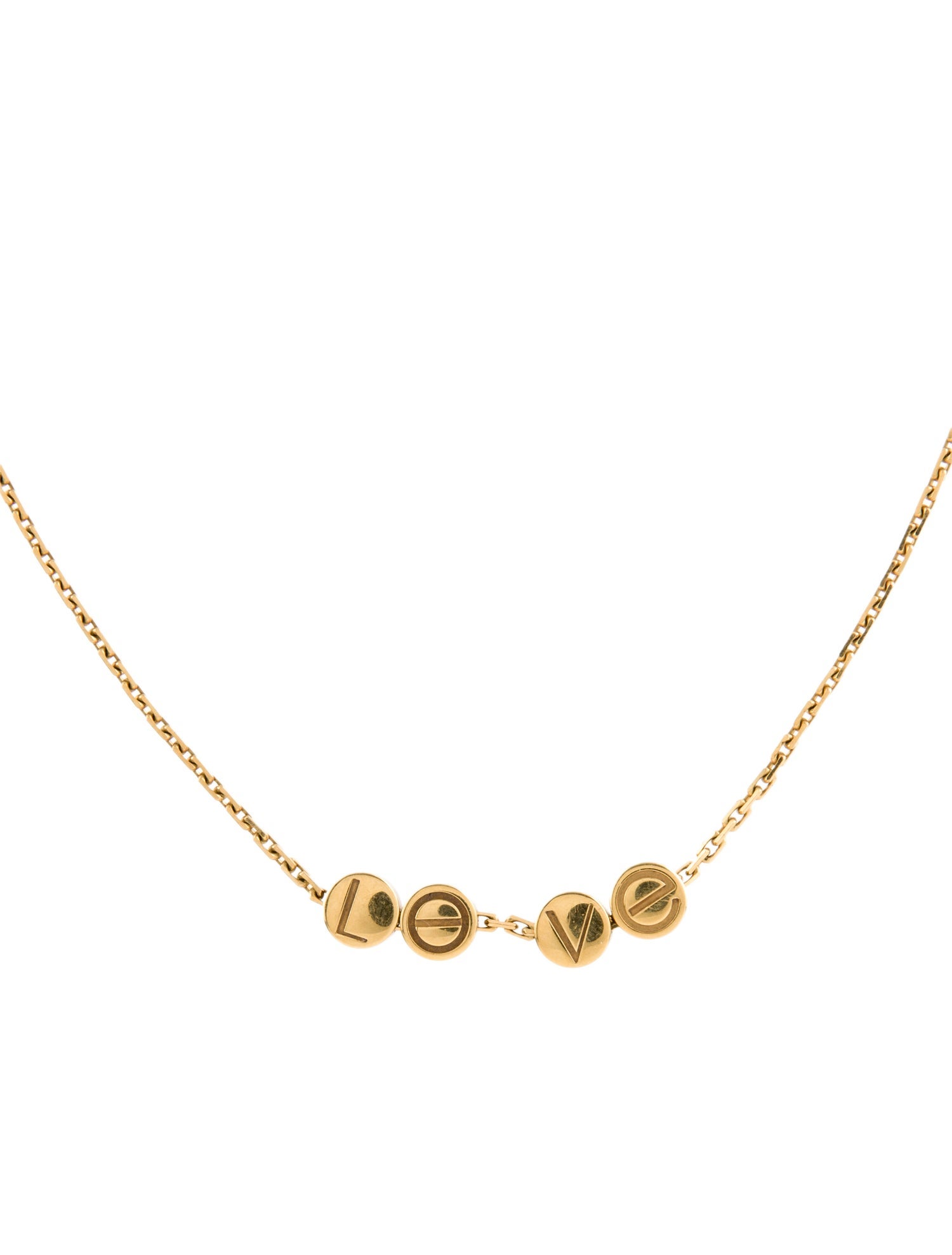Cartier LOVE Logo necklace
