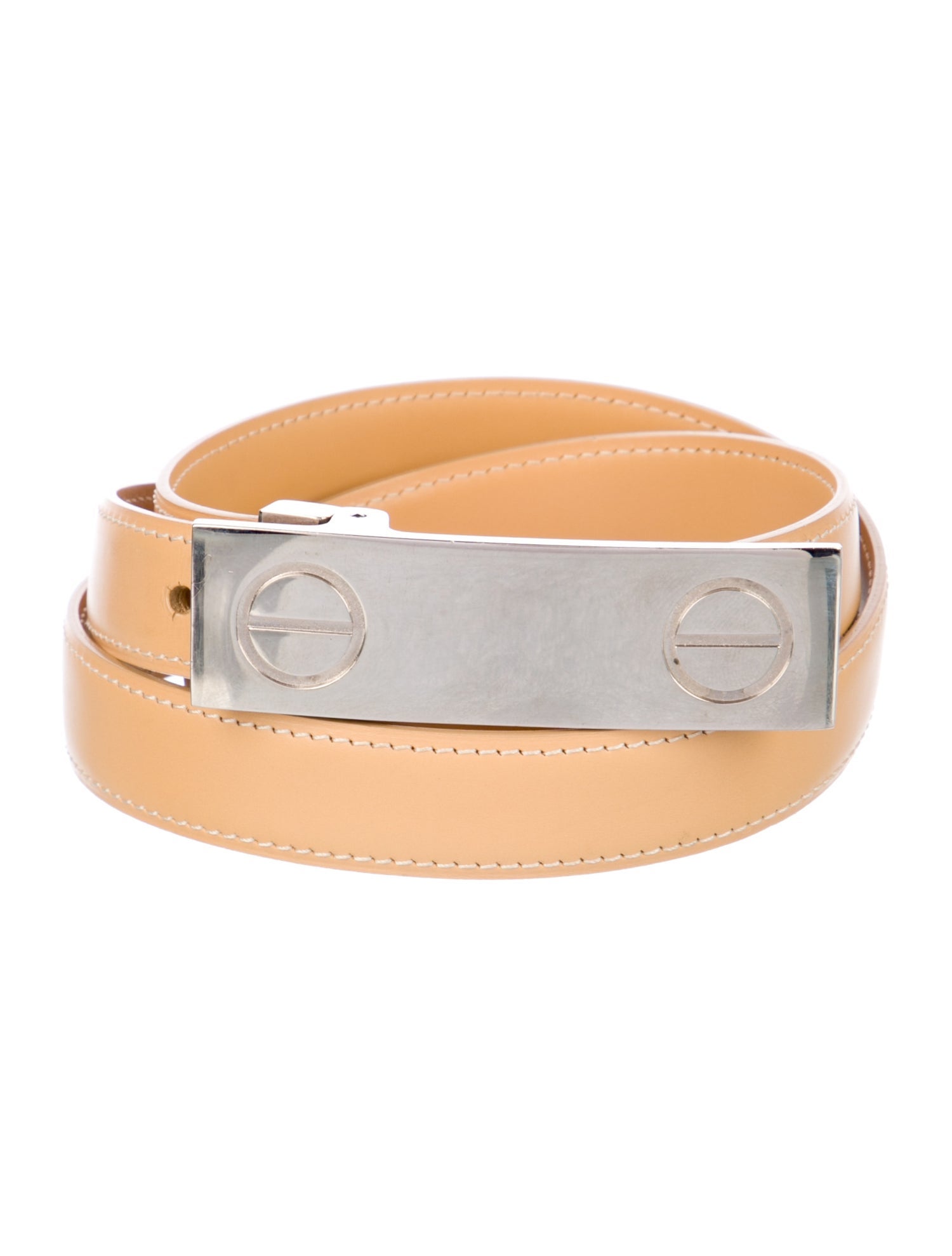 Cartier Skinny Leather Waist Belt