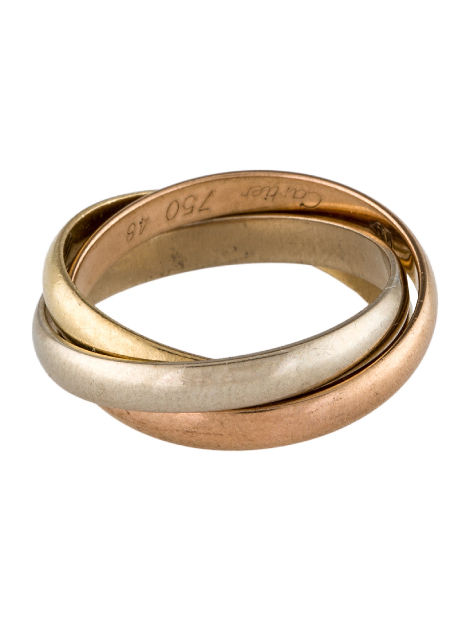 Cartier Vintage Trinity Ring, Small Model
