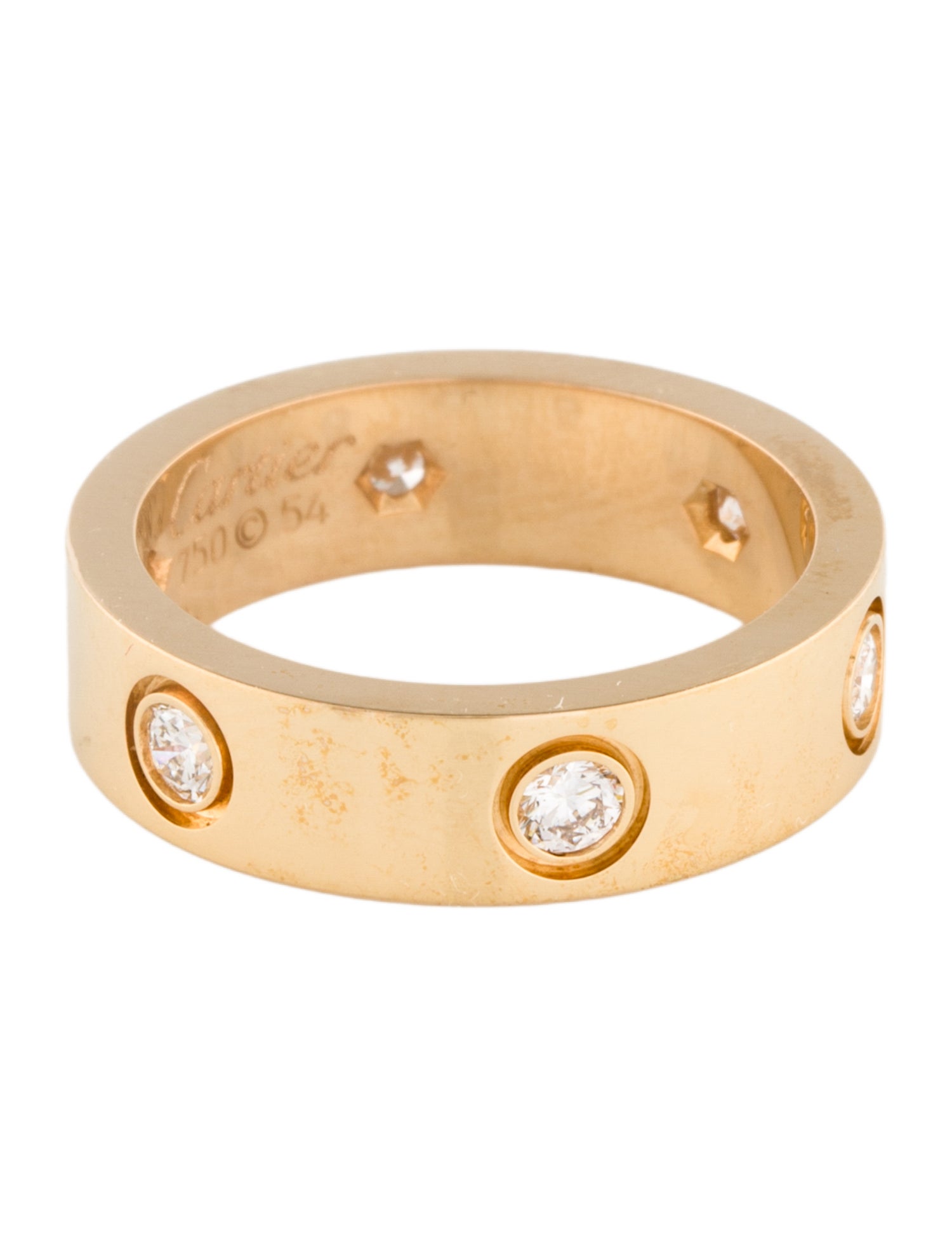 Cartier 6 Diamond Classic LOVE Ring