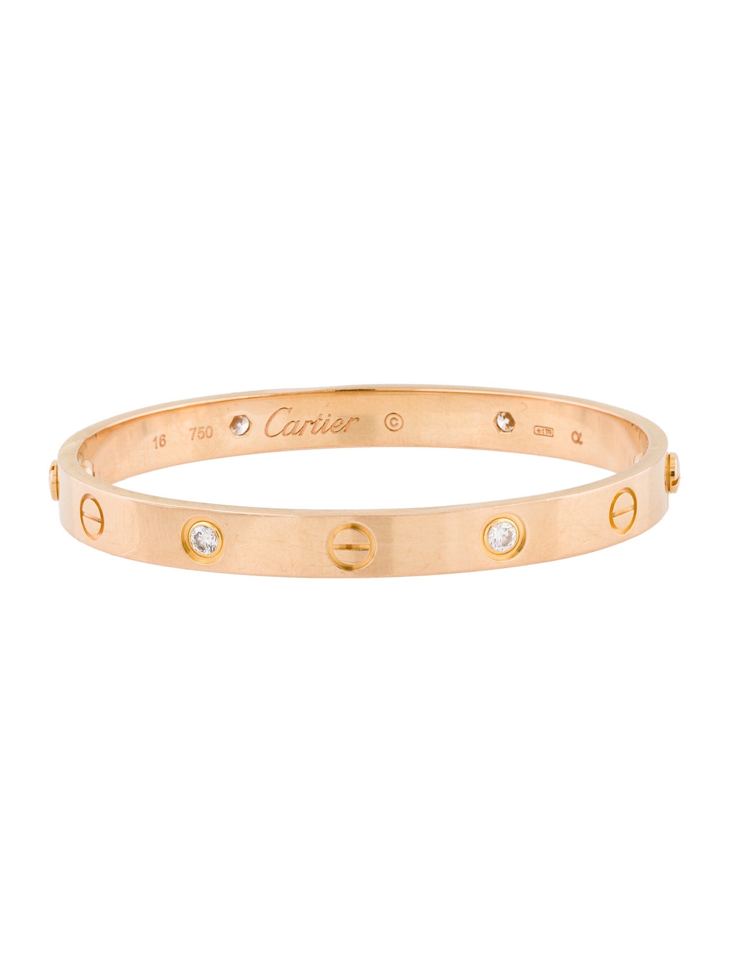 Cartier 4 Diamond LOVE Bracelet