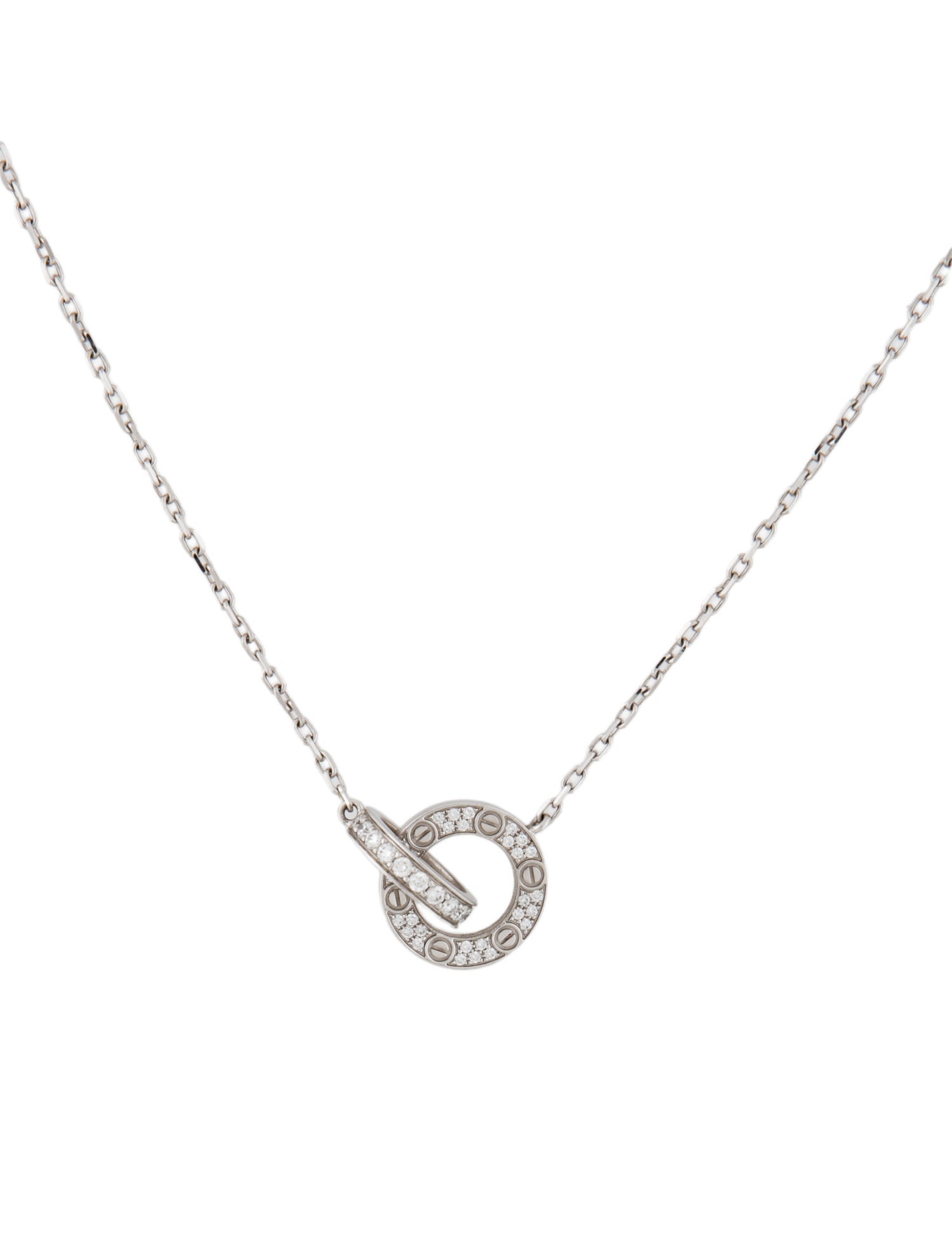 Cartier LOVE Pendant Necklace, Paved