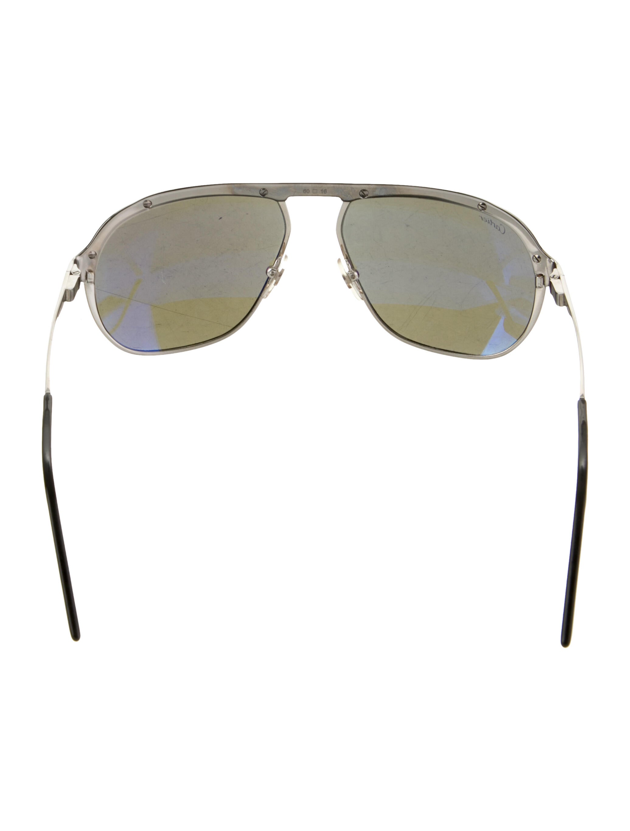 Cartier 'Santos De Cartier' Aviator Sunglasses