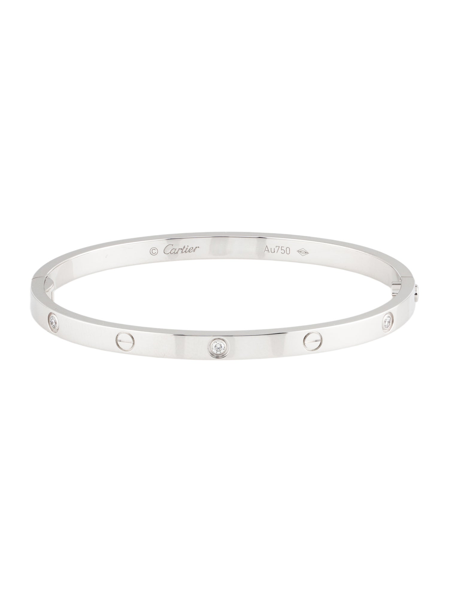 Cartier LOVE Bracelet, Small Model, 6 Diamonds