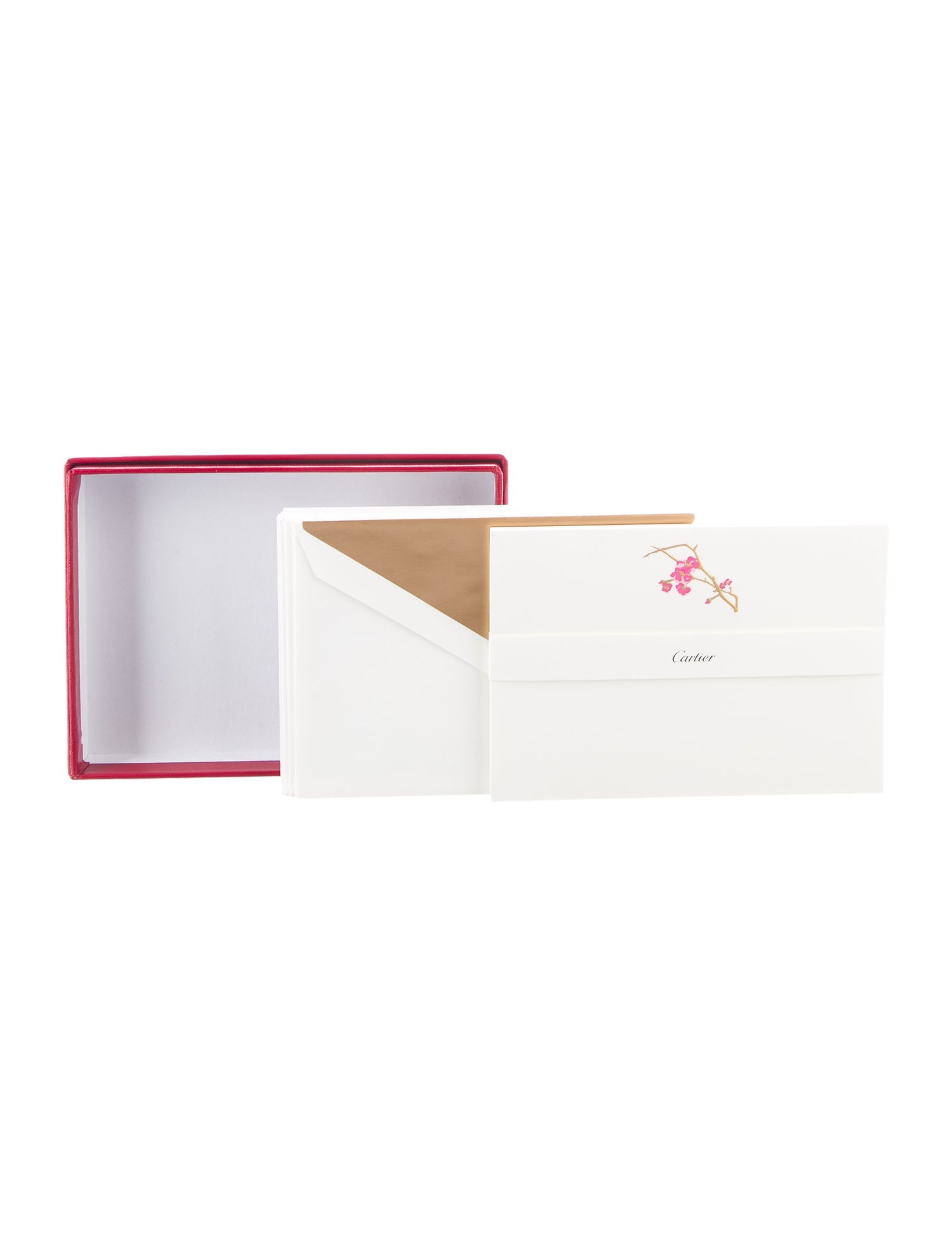 Cartier 20-Piece Floral Stationery Set