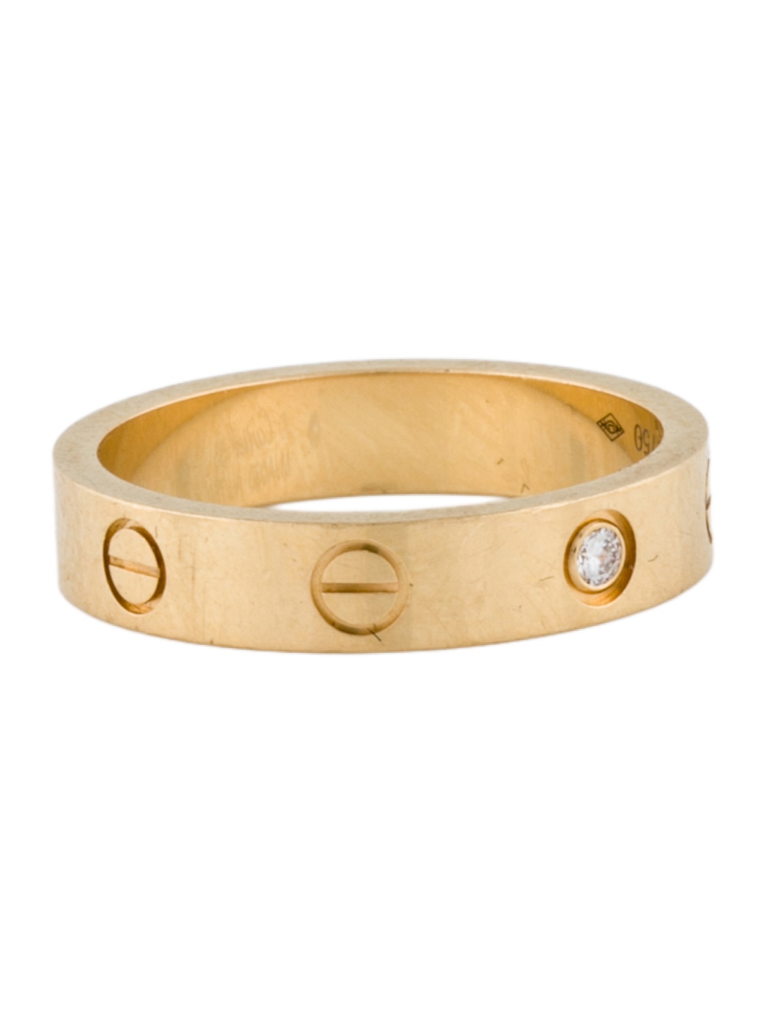 Cartier 1 Diamond LOVE Ring, Small Model