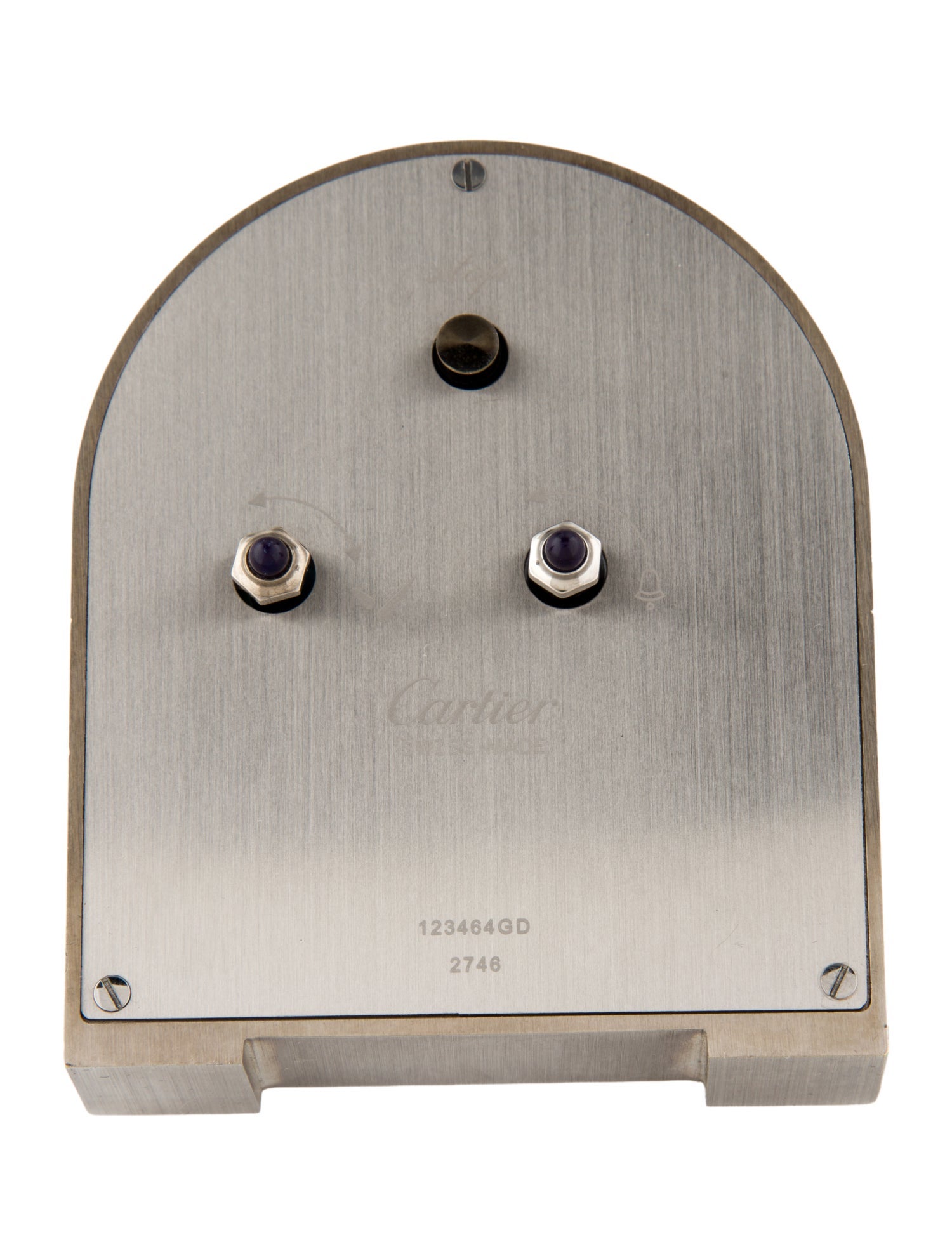 Cartier Arched Desk Alarm Clock