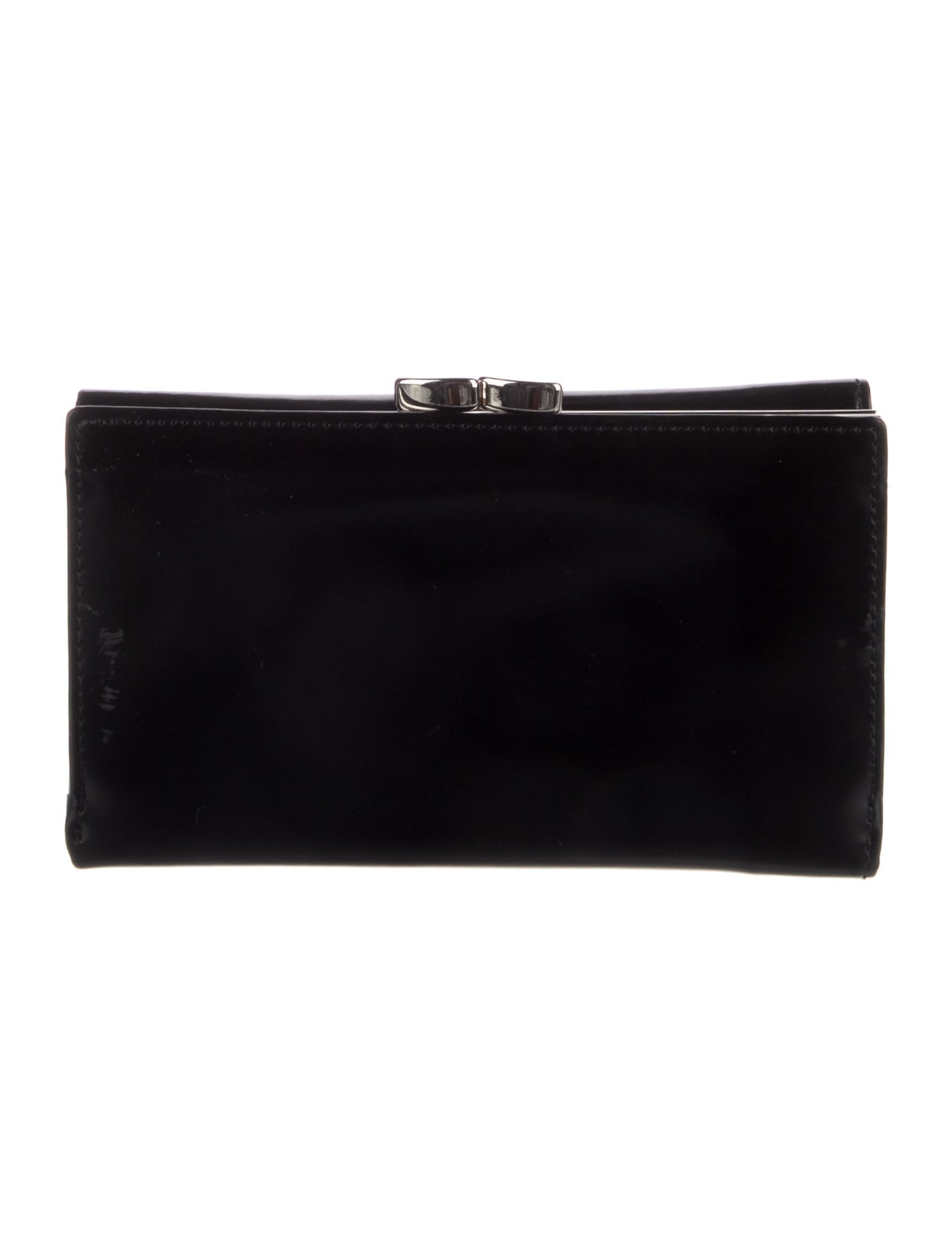 Cartier Patent Leather Compact Wallet