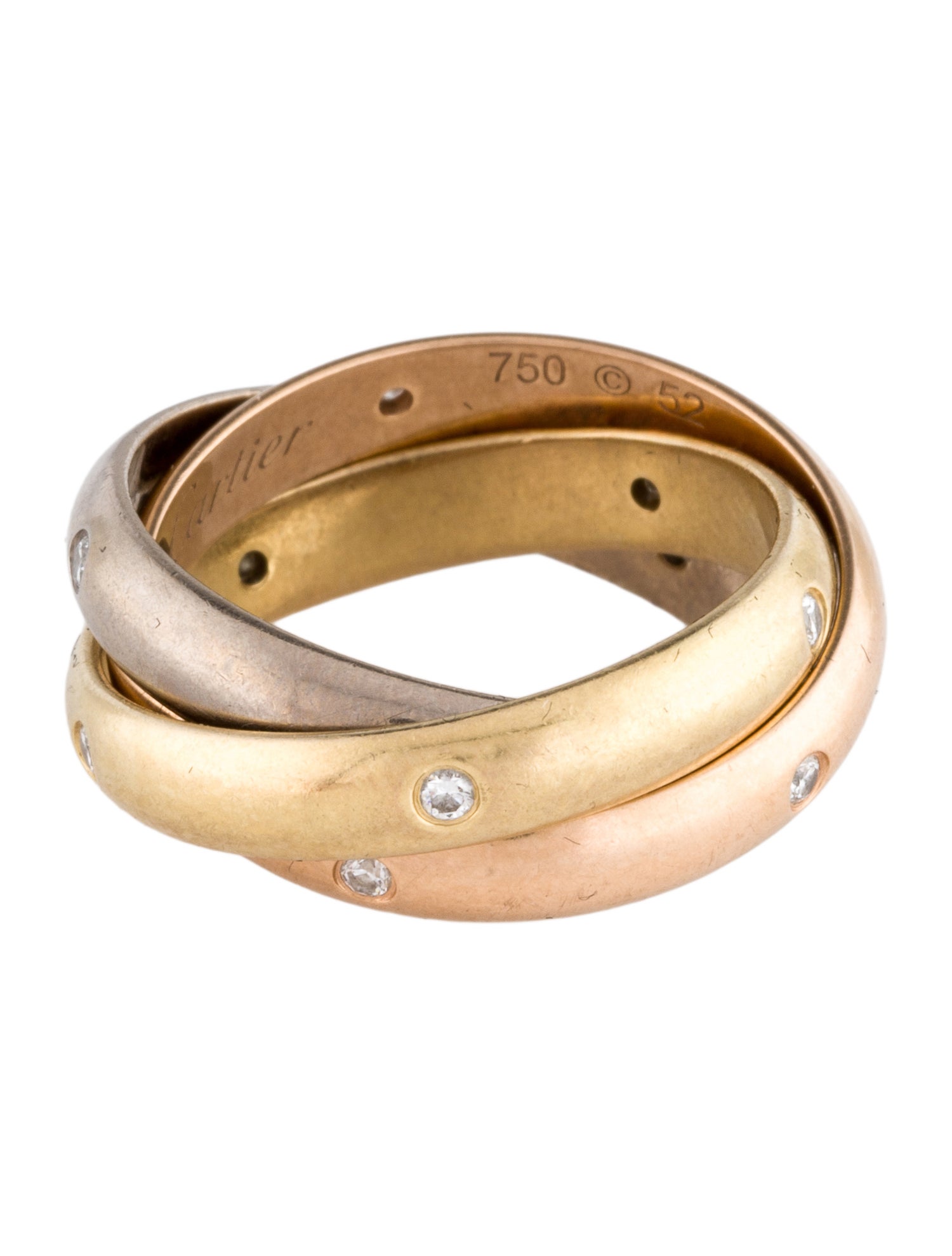 Cartier Diamond Trinity Ring
