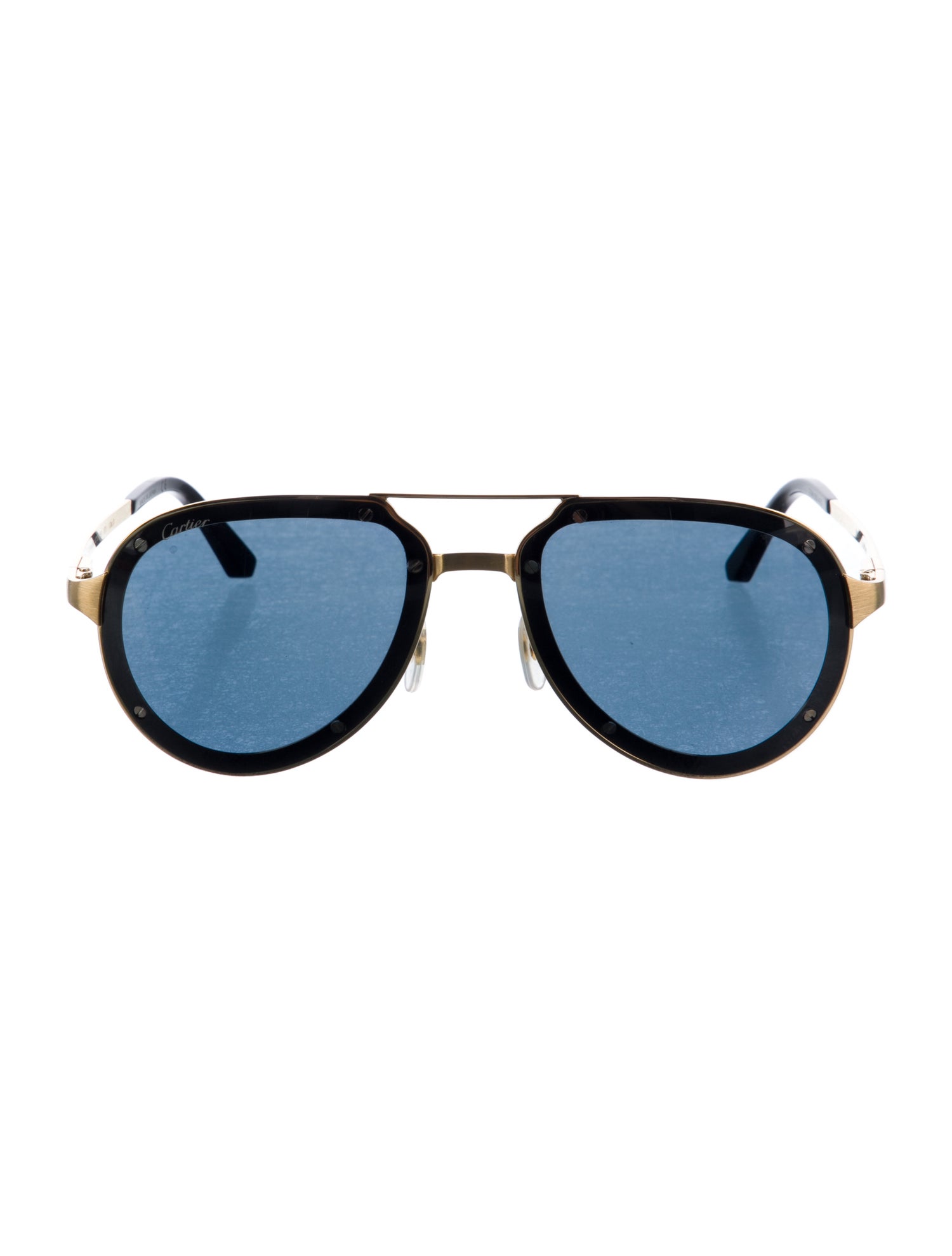Cartier Santos de Cartier Aviator Sunglasses